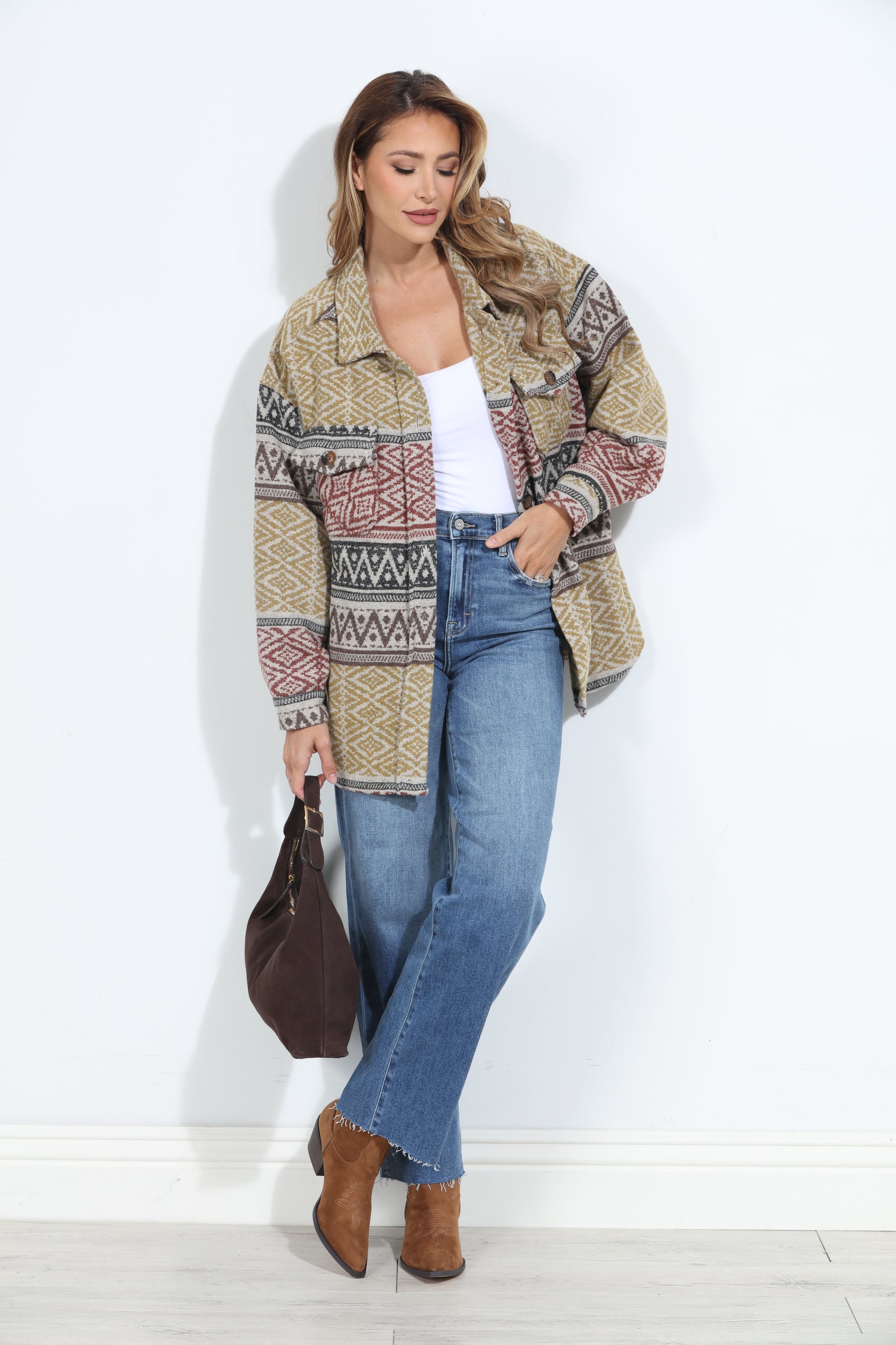 Dakota Boyfriend Shacket-FINAL SALE