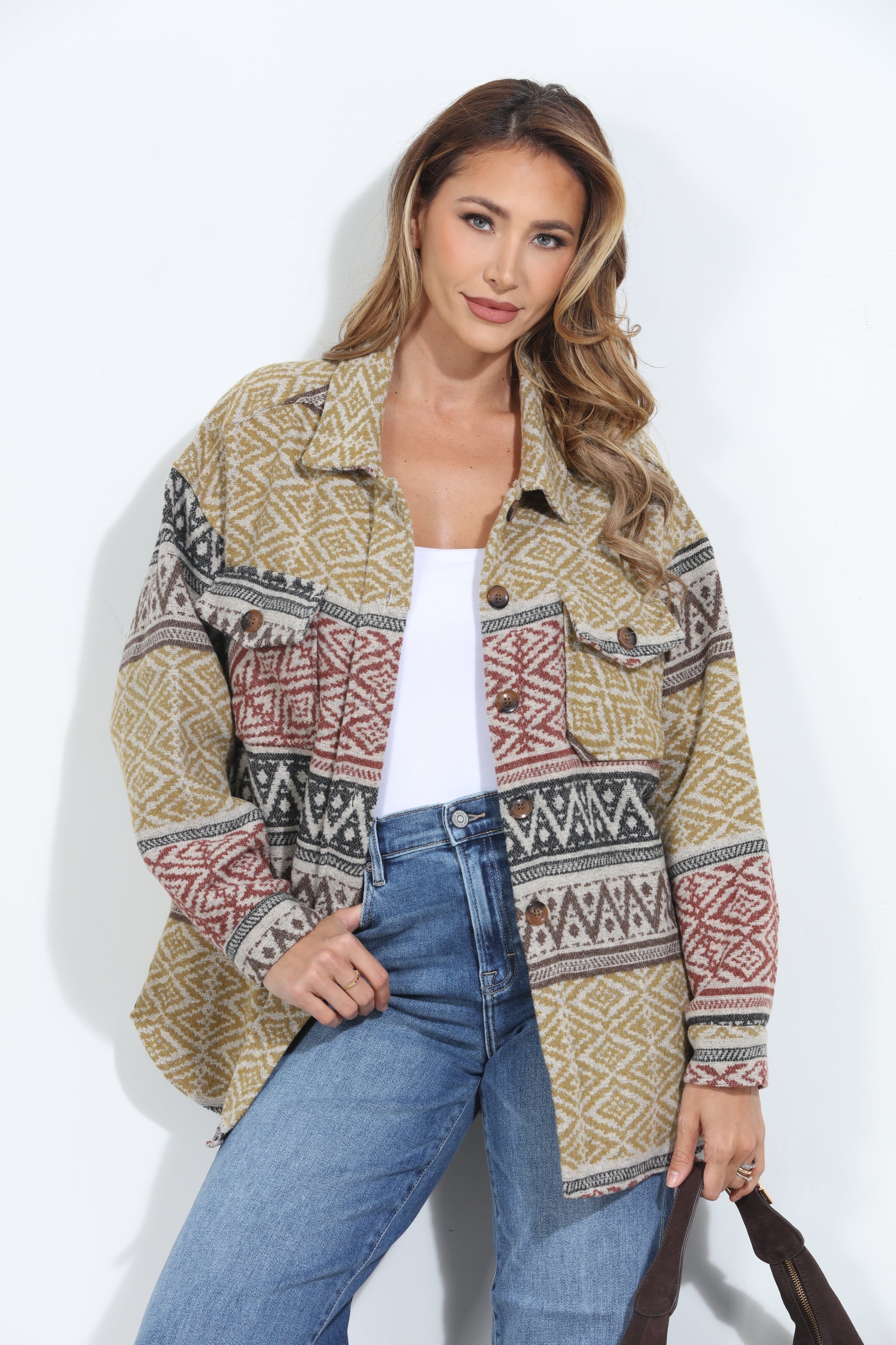 Dakota Boyfriend Shacket-FINAL SALE