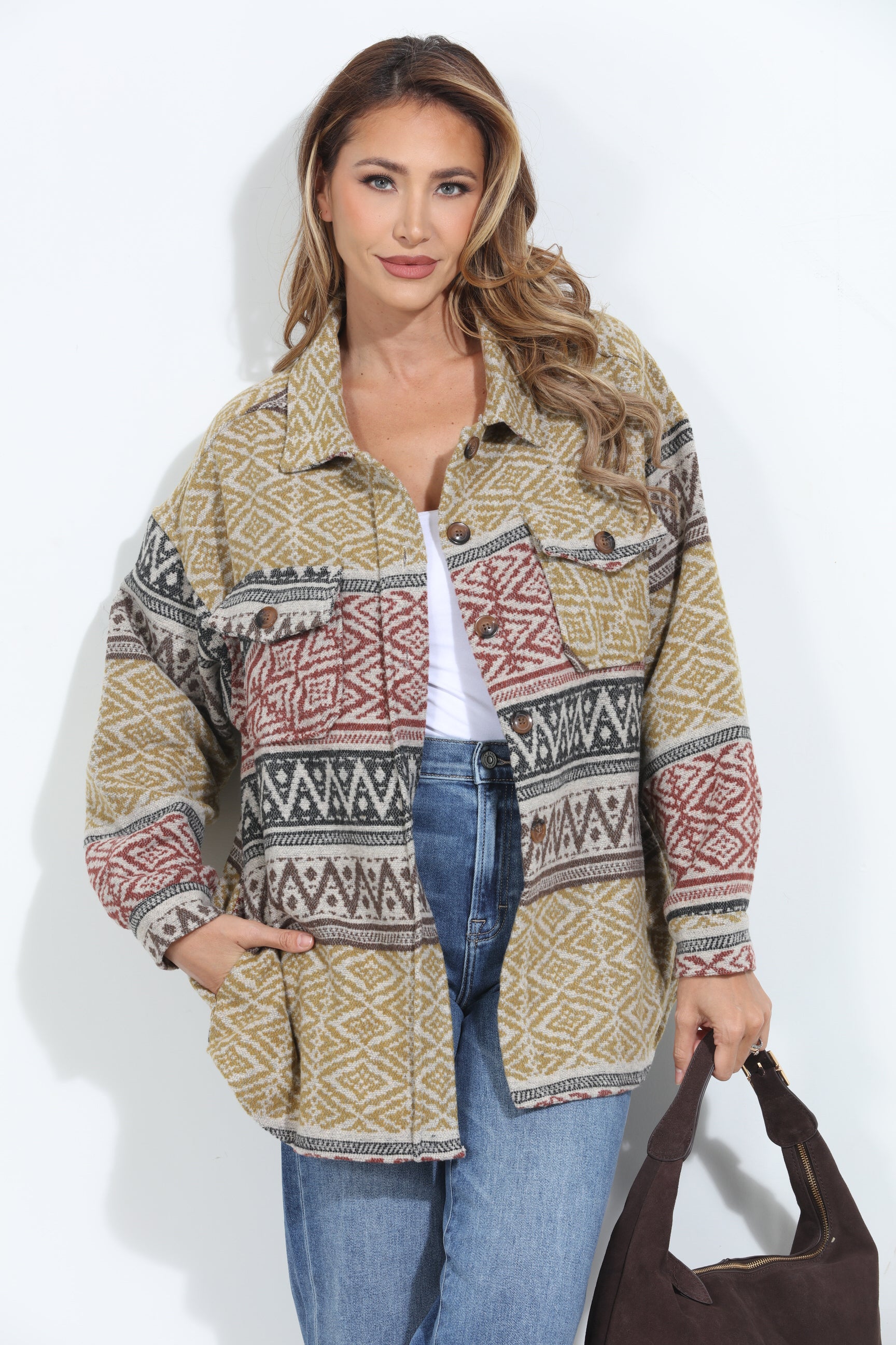 Dakota Boyfriend Shacket-FINAL SALE