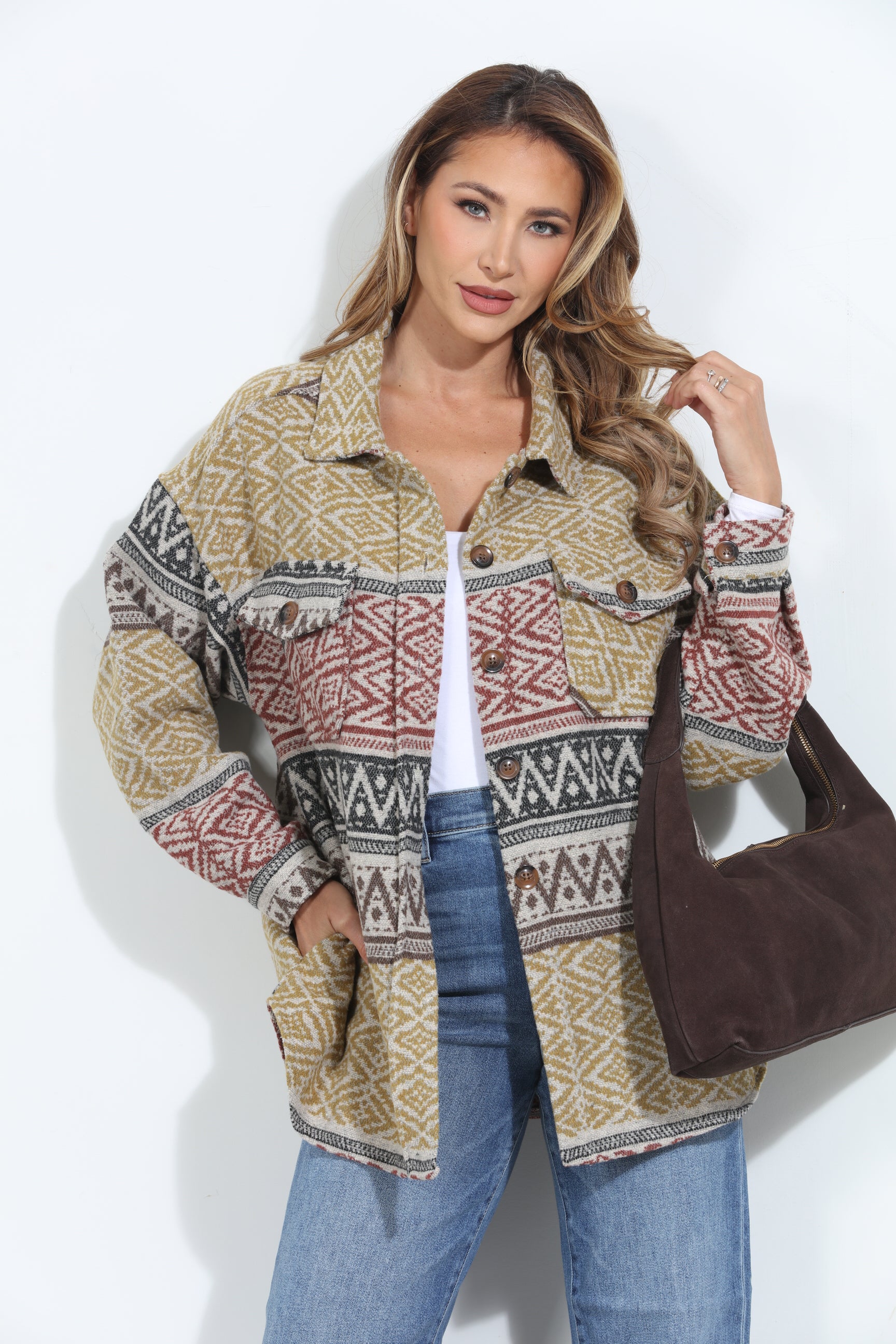 Dakota Boyfriend Shacket-FINAL SALE