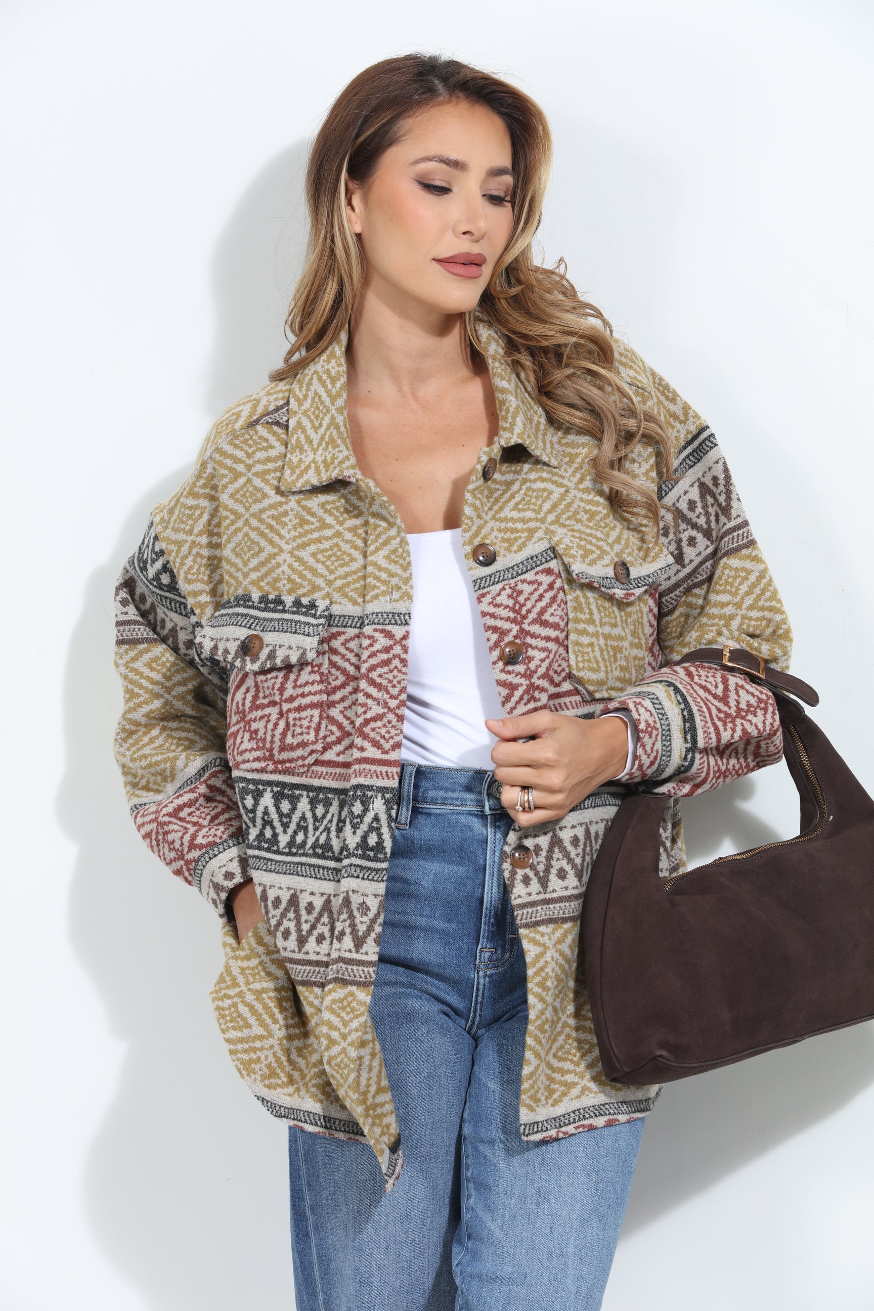 Dakota Boyfriend Shacket-FINAL SALE