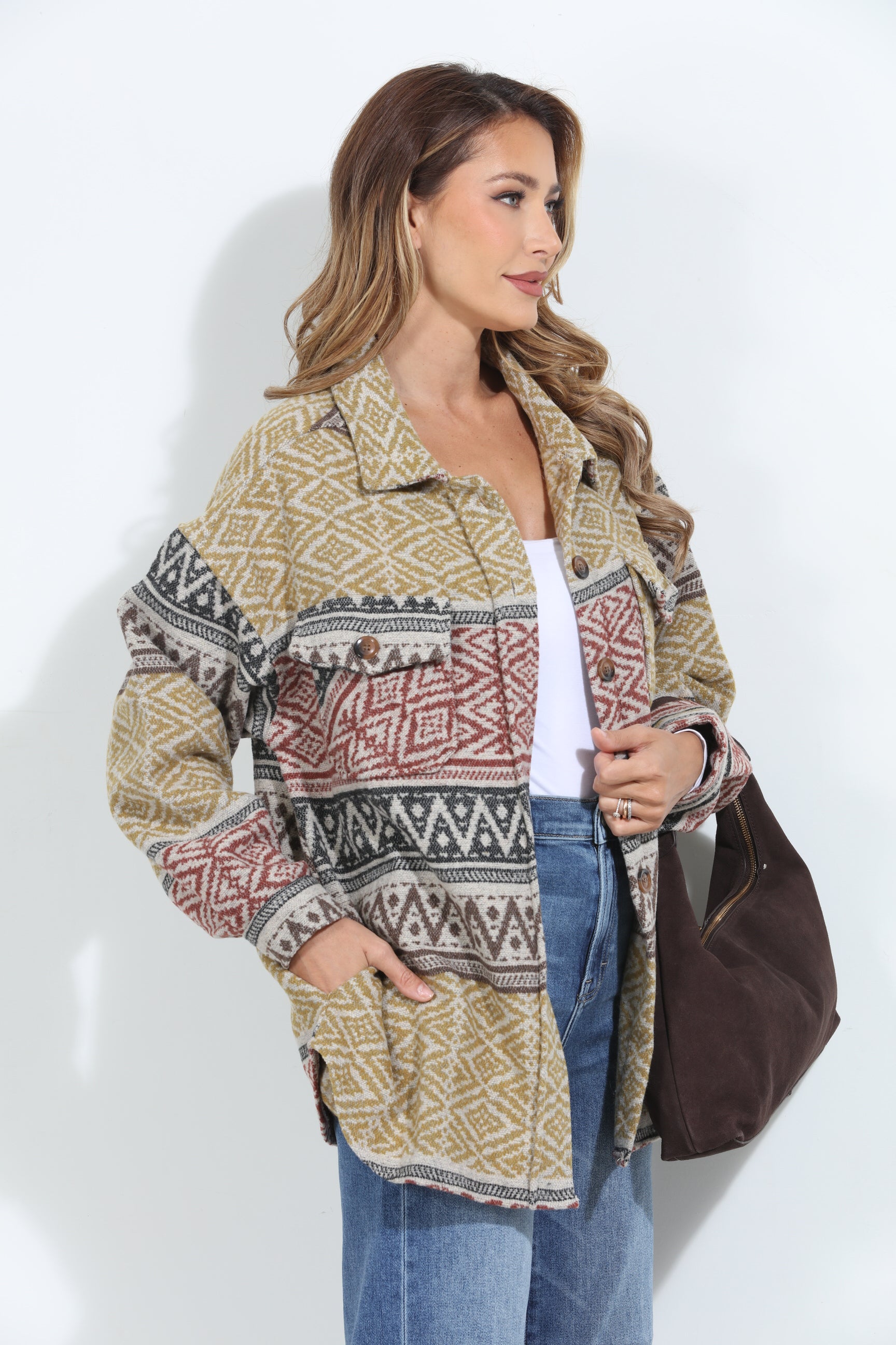 Dakota Boyfriend Shacket-FINAL SALE