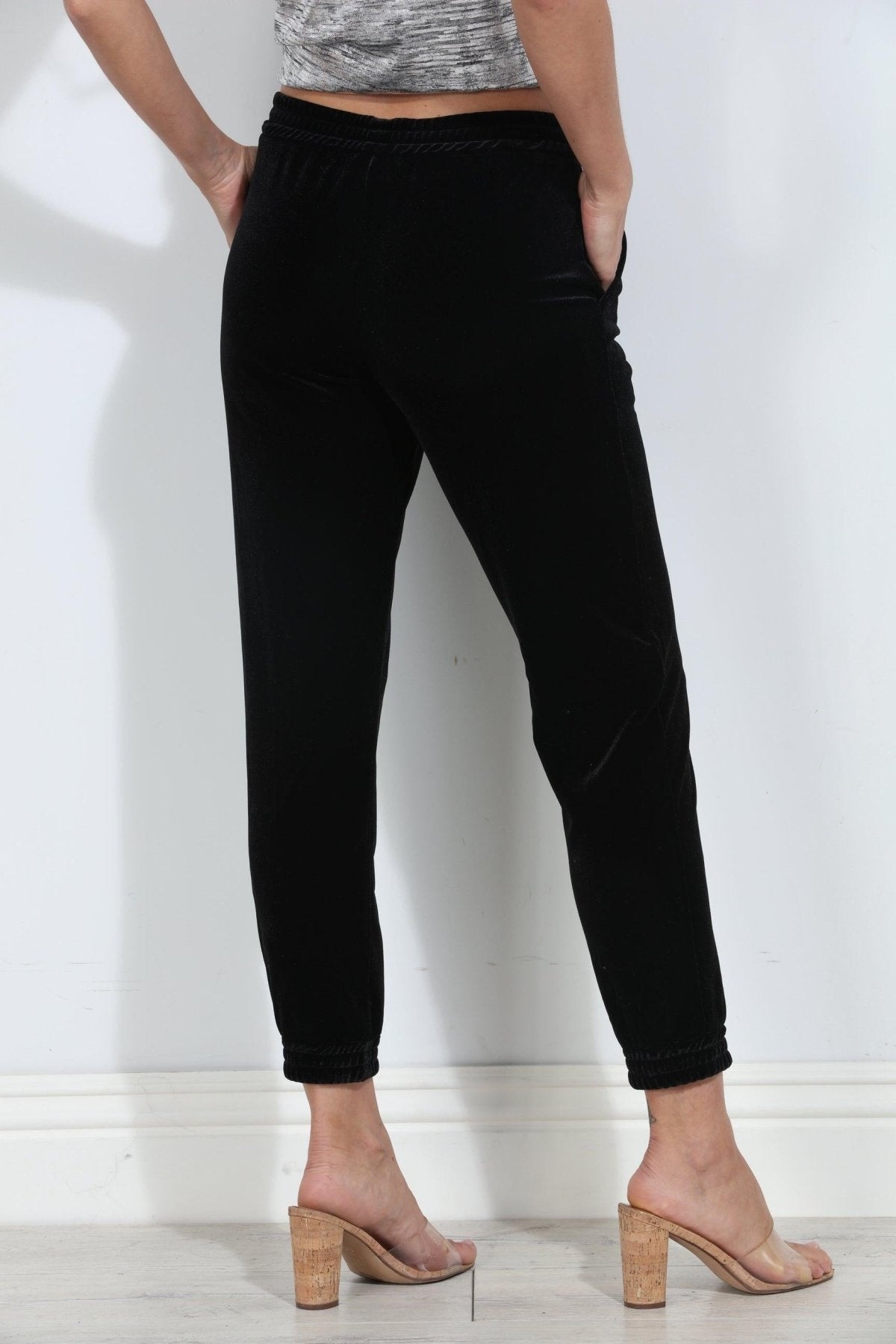 Black Velvet Joggers-BEST SELLERS