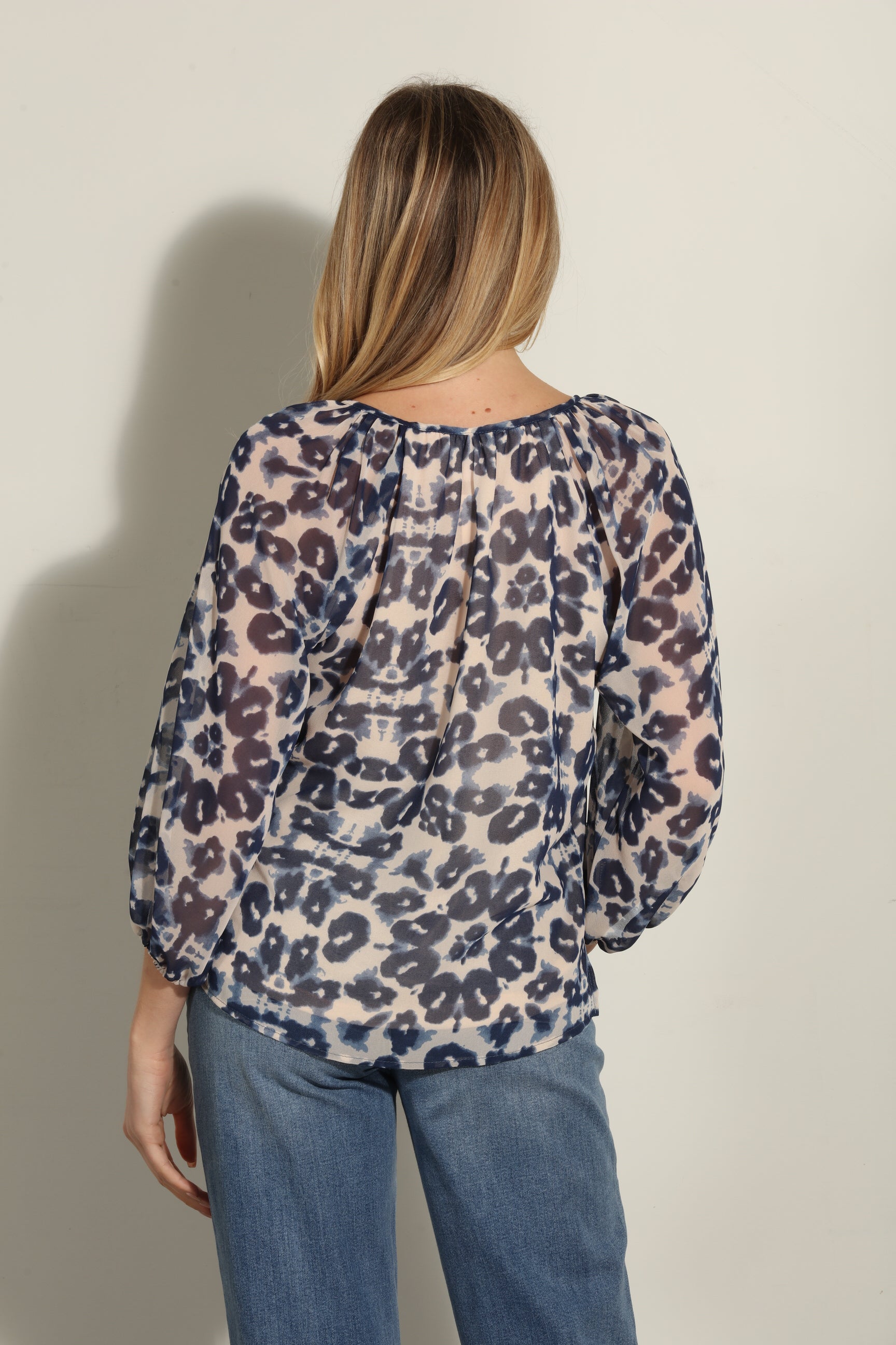 Elmore Balloon Sleeve Blouse-FINAL SALE