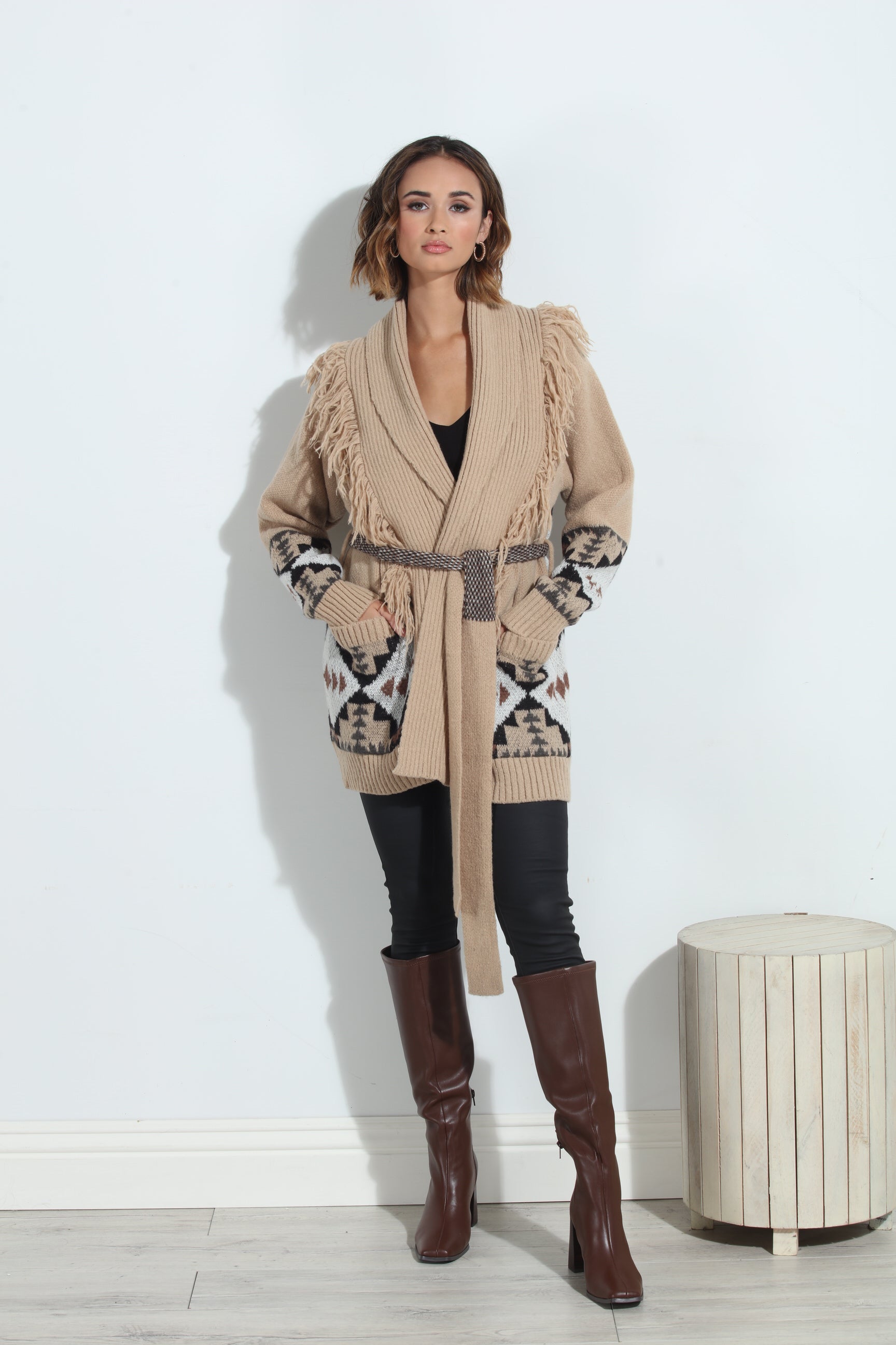 Remi Fringe Cozy Cardigan