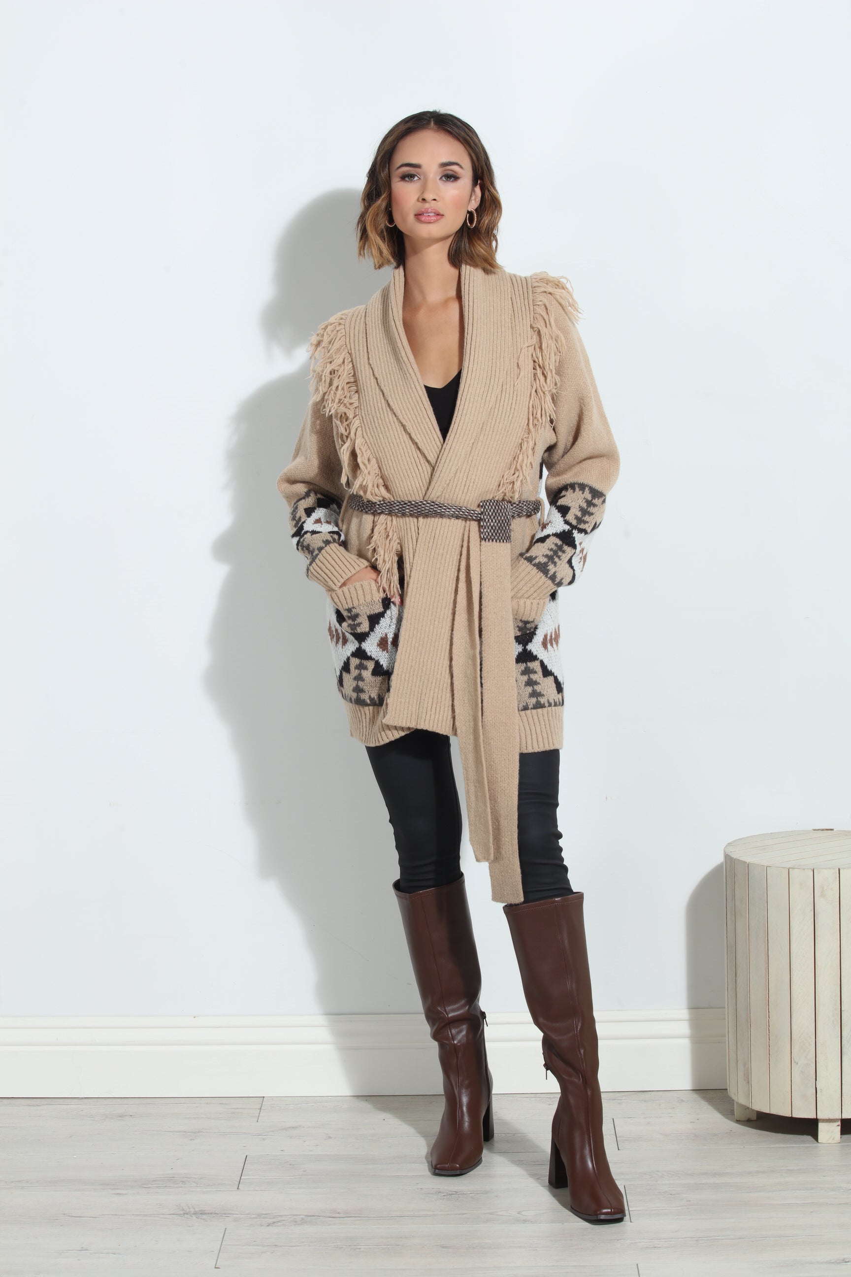 Remi Fringe Cozy Cardigan