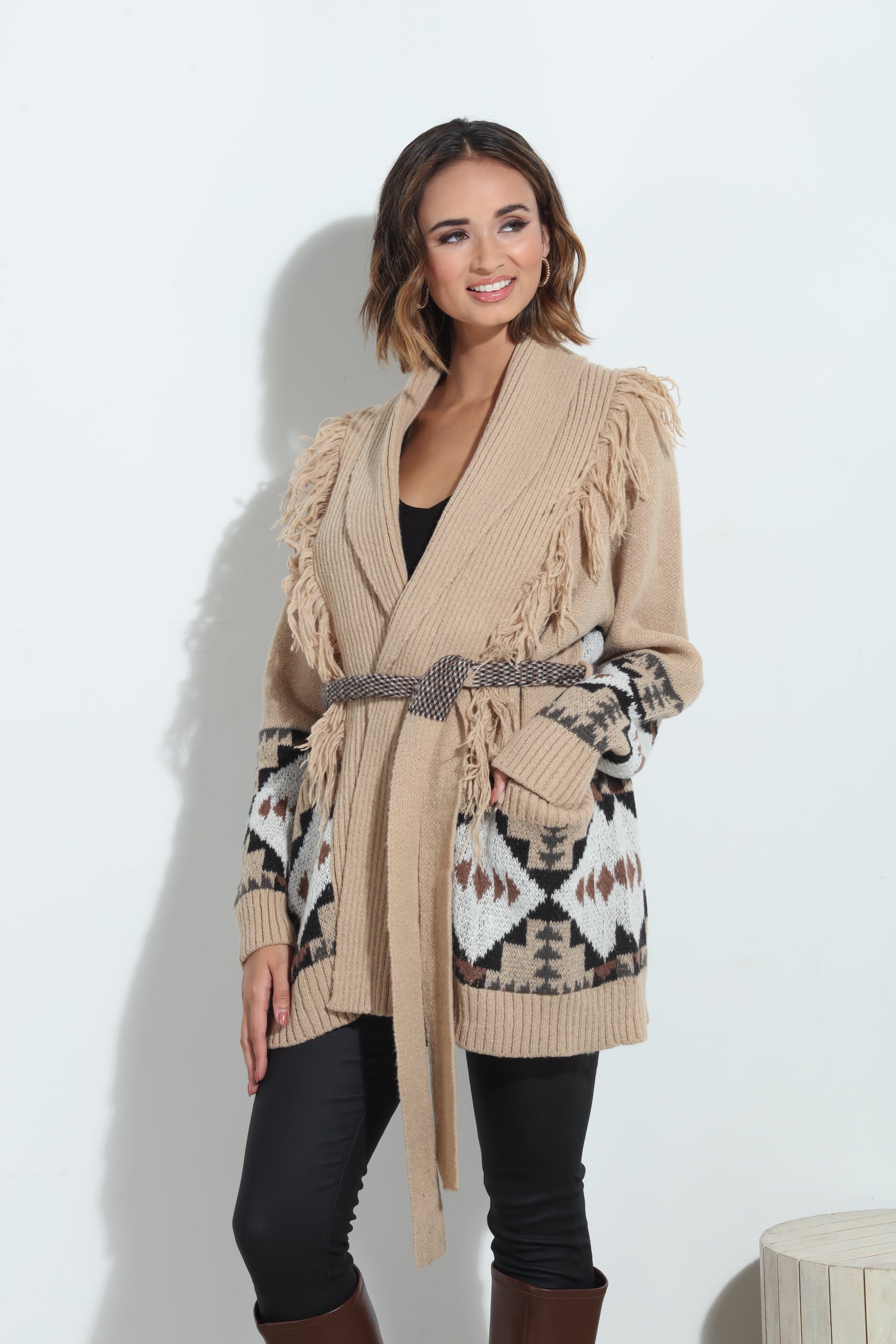 Remi Fringe Cozy Cardigan
