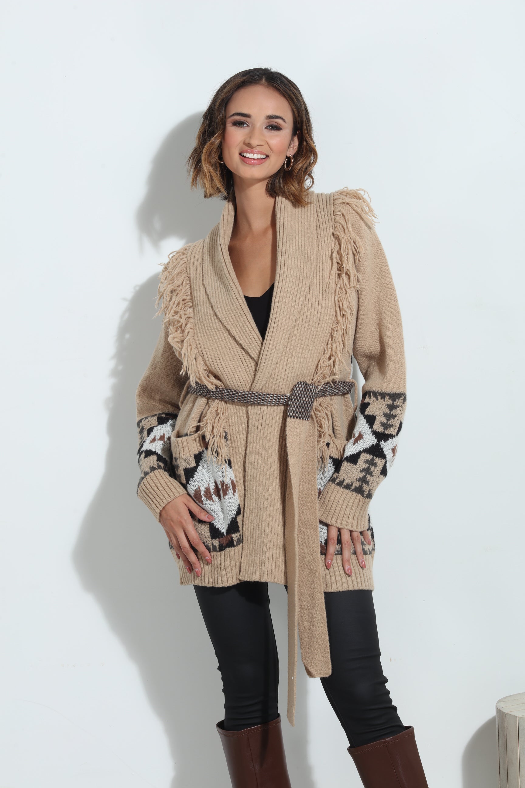 Remi Fringe Cozy Cardigan