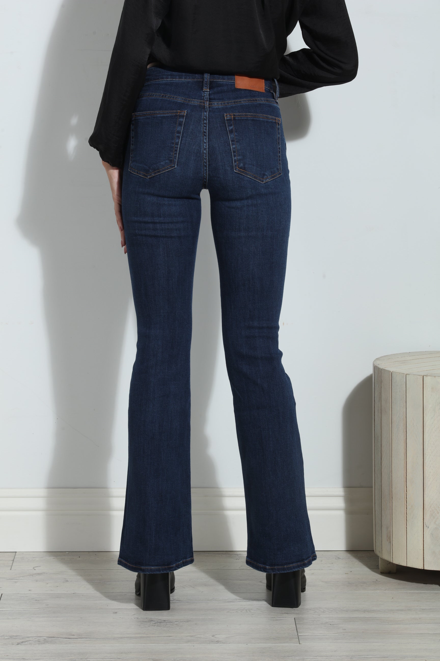 Unpublished Janet Flare Jeans -Dark Denim-BEST SELLER
