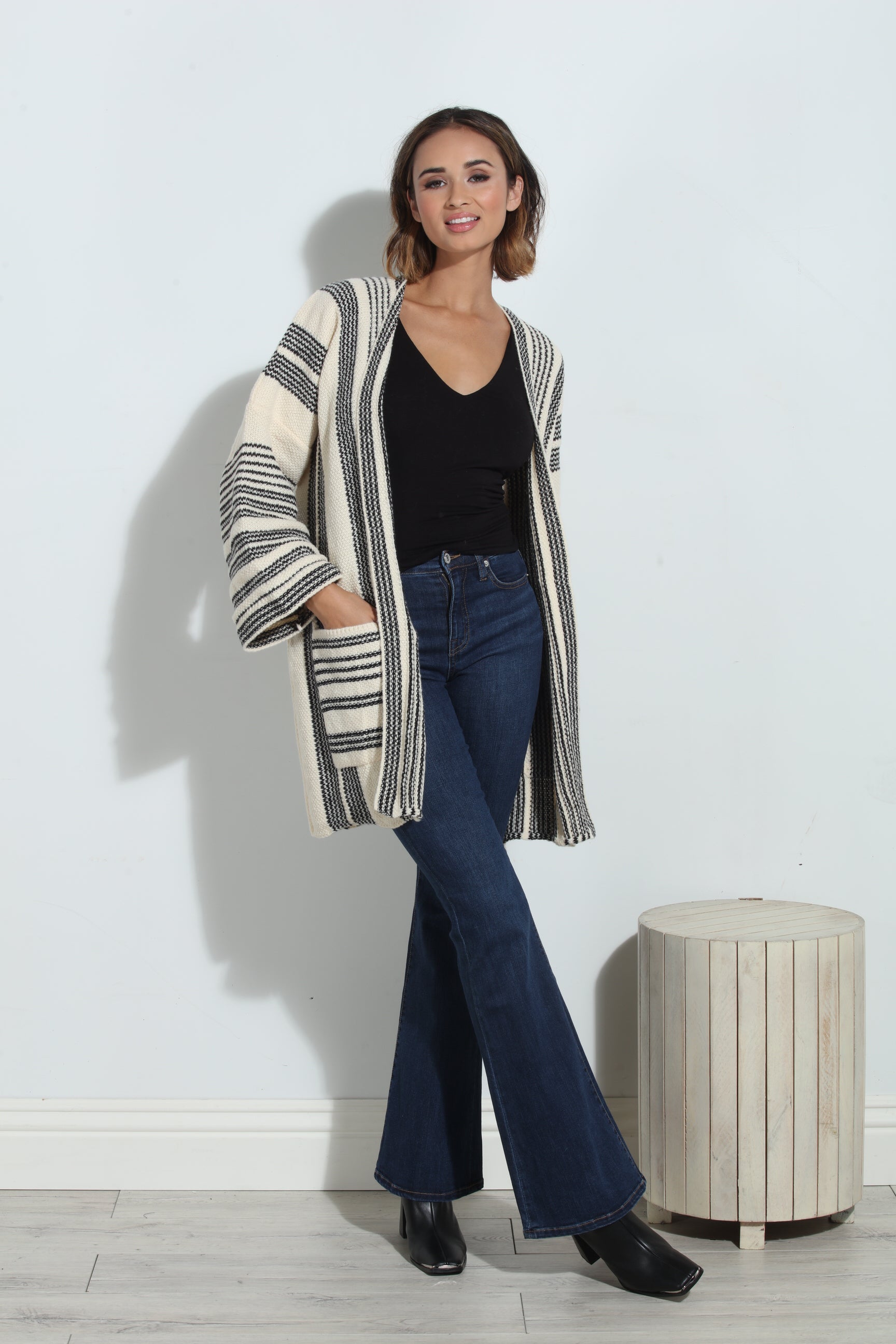 Betty Open Grandpa Cardigan