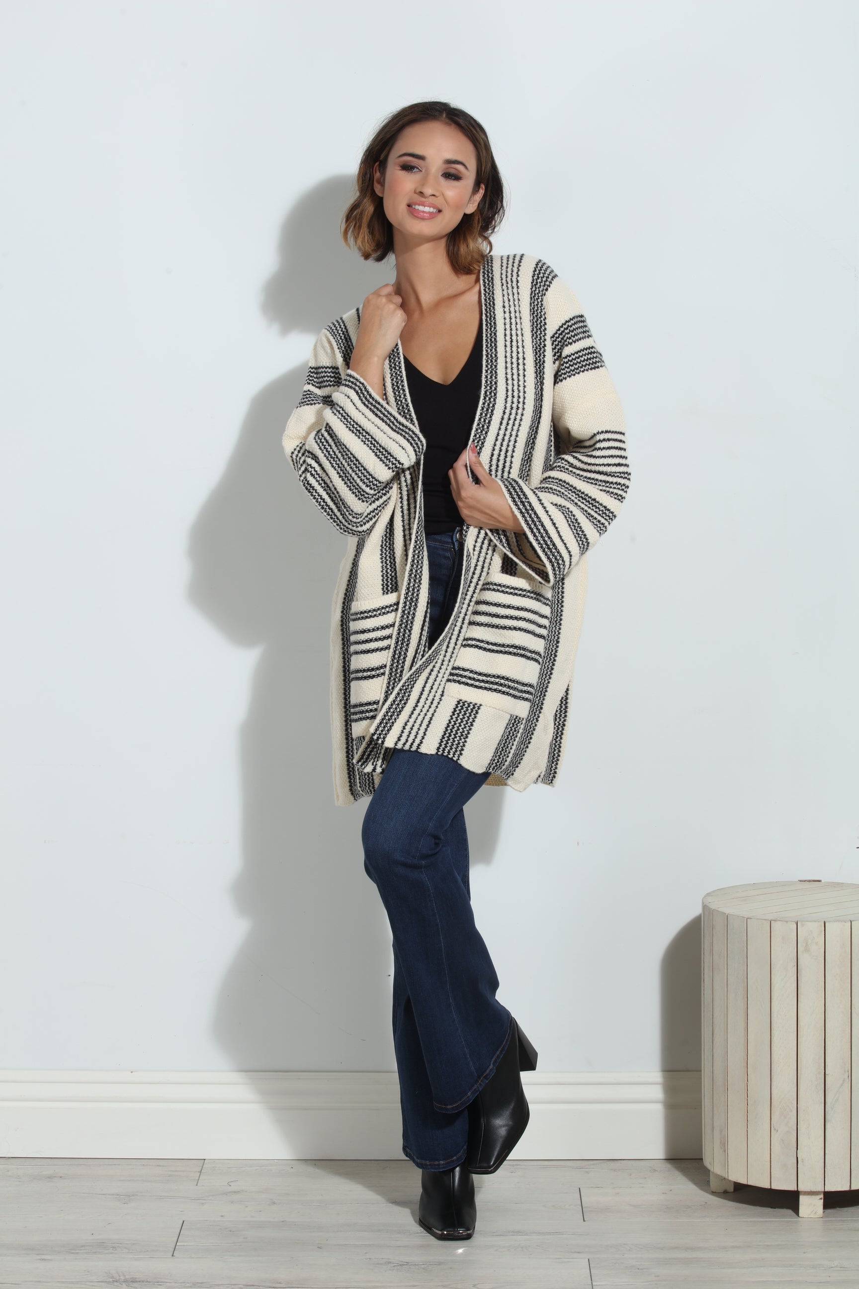 Betty Open Grandpa Cardigan