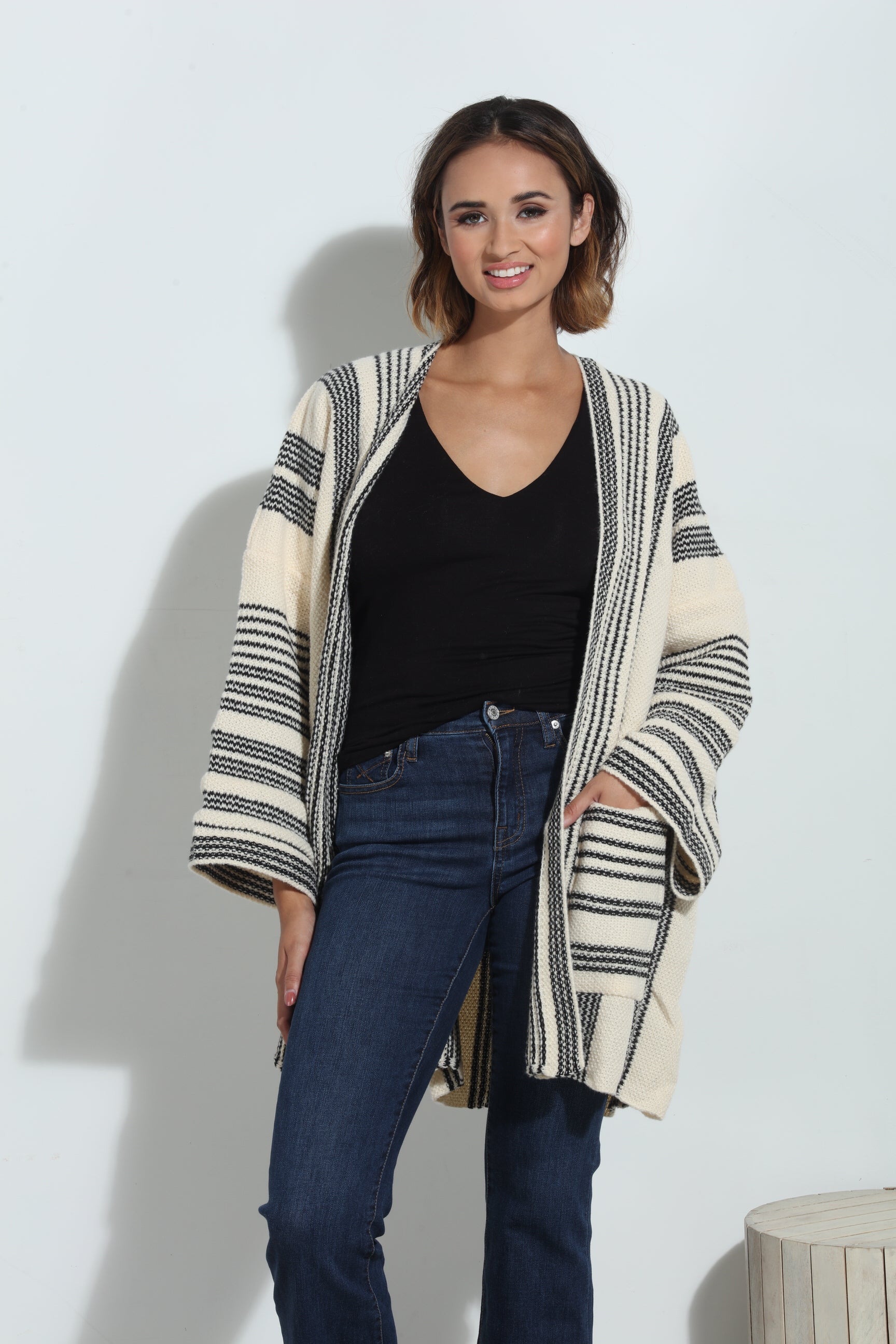 Betty Open Grandpa Cardigan