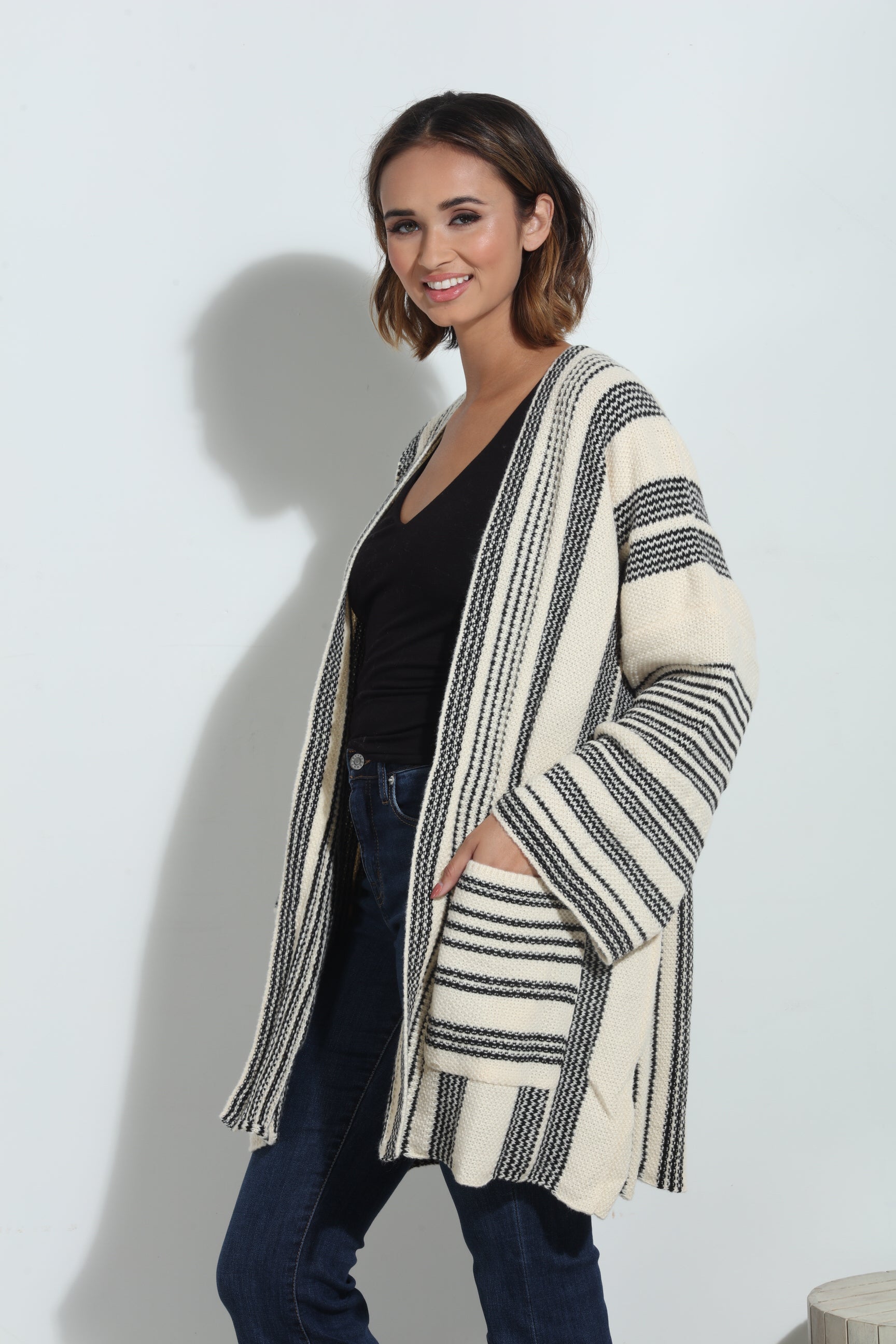 Betty Open Grandpa Cardigan