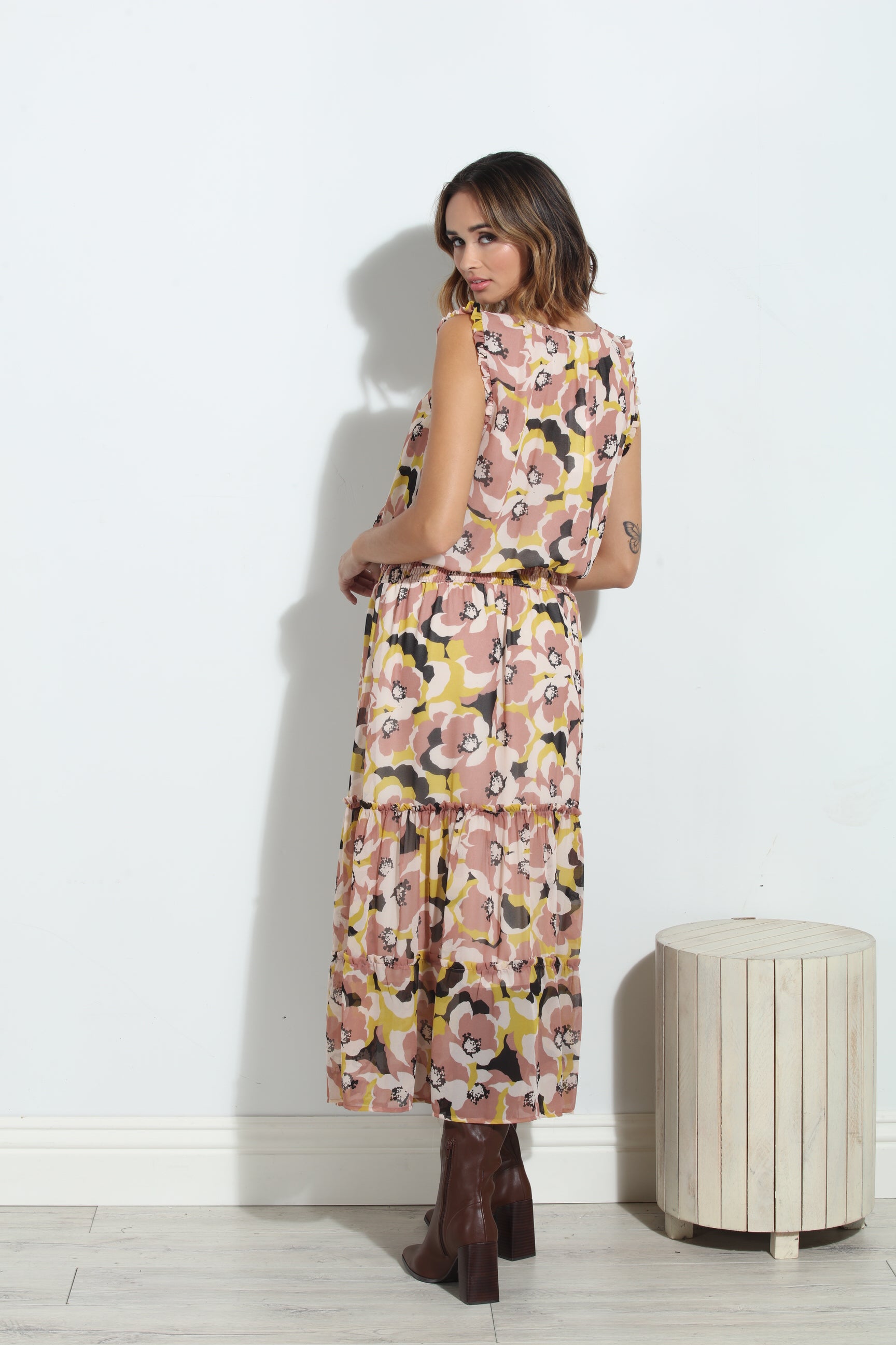 Ginny Smocked Midi Dress