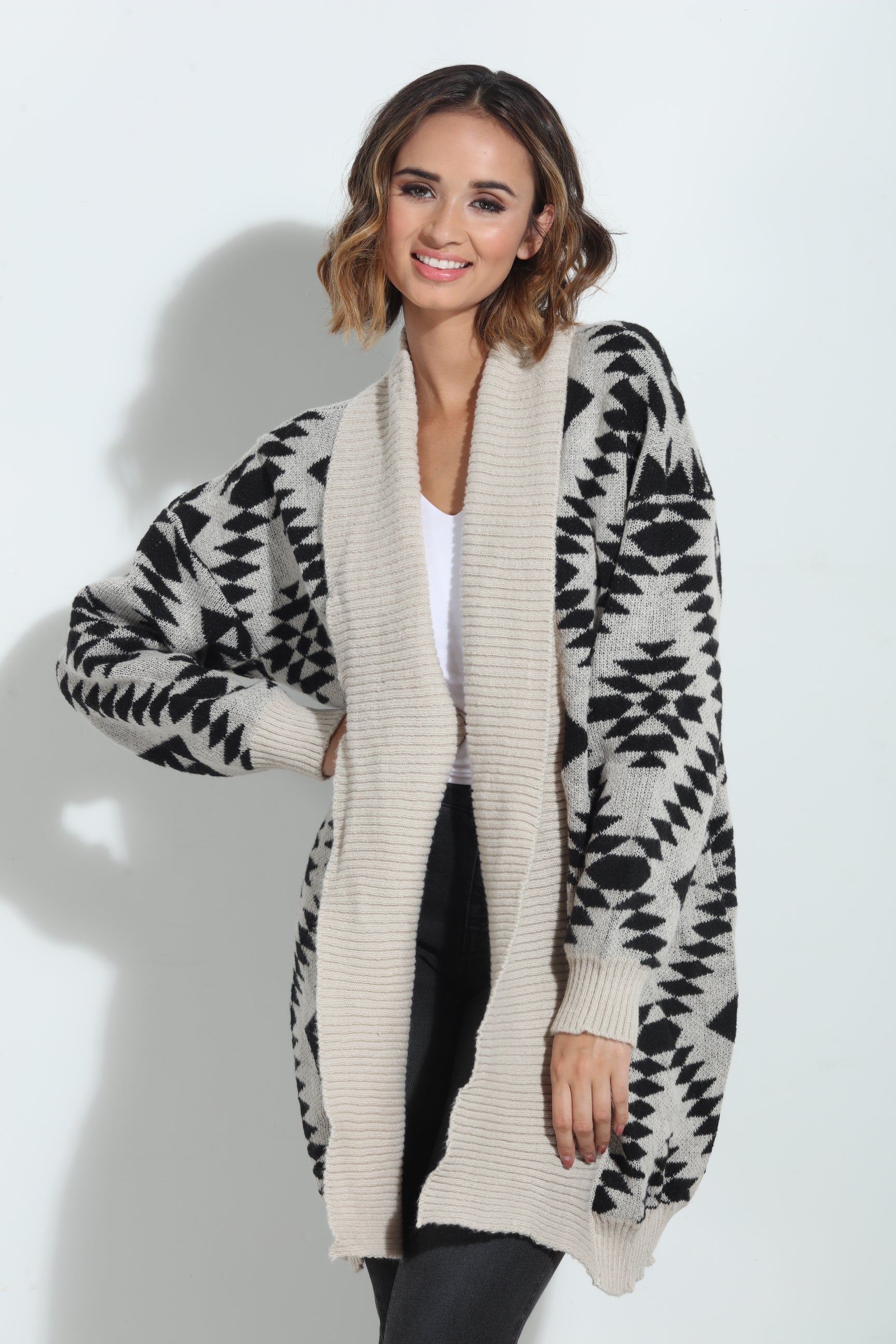 Nalla Boyfriend Oversized Boho Cardigan-BEST SELLER