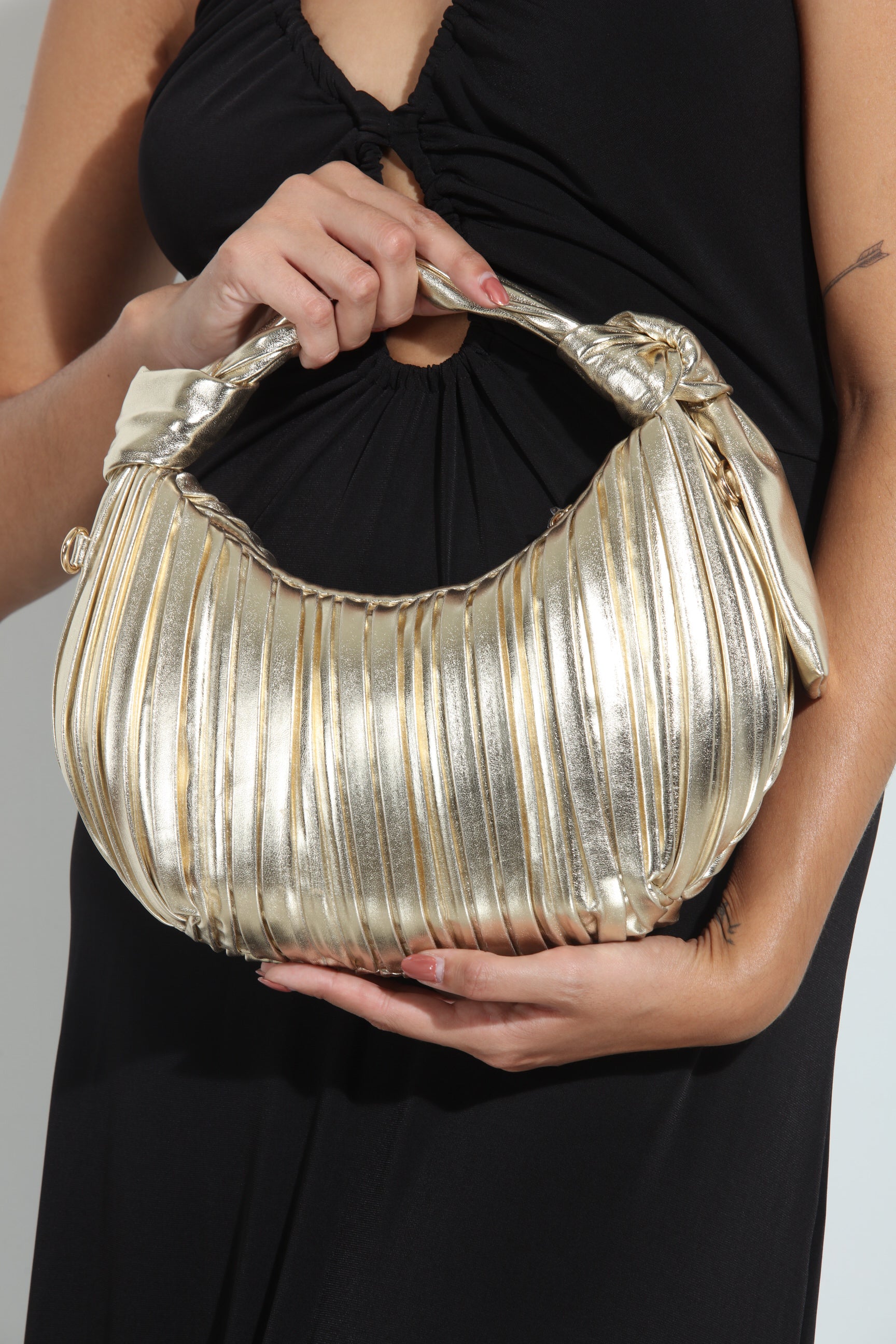 Myla Metallic Gold Purse