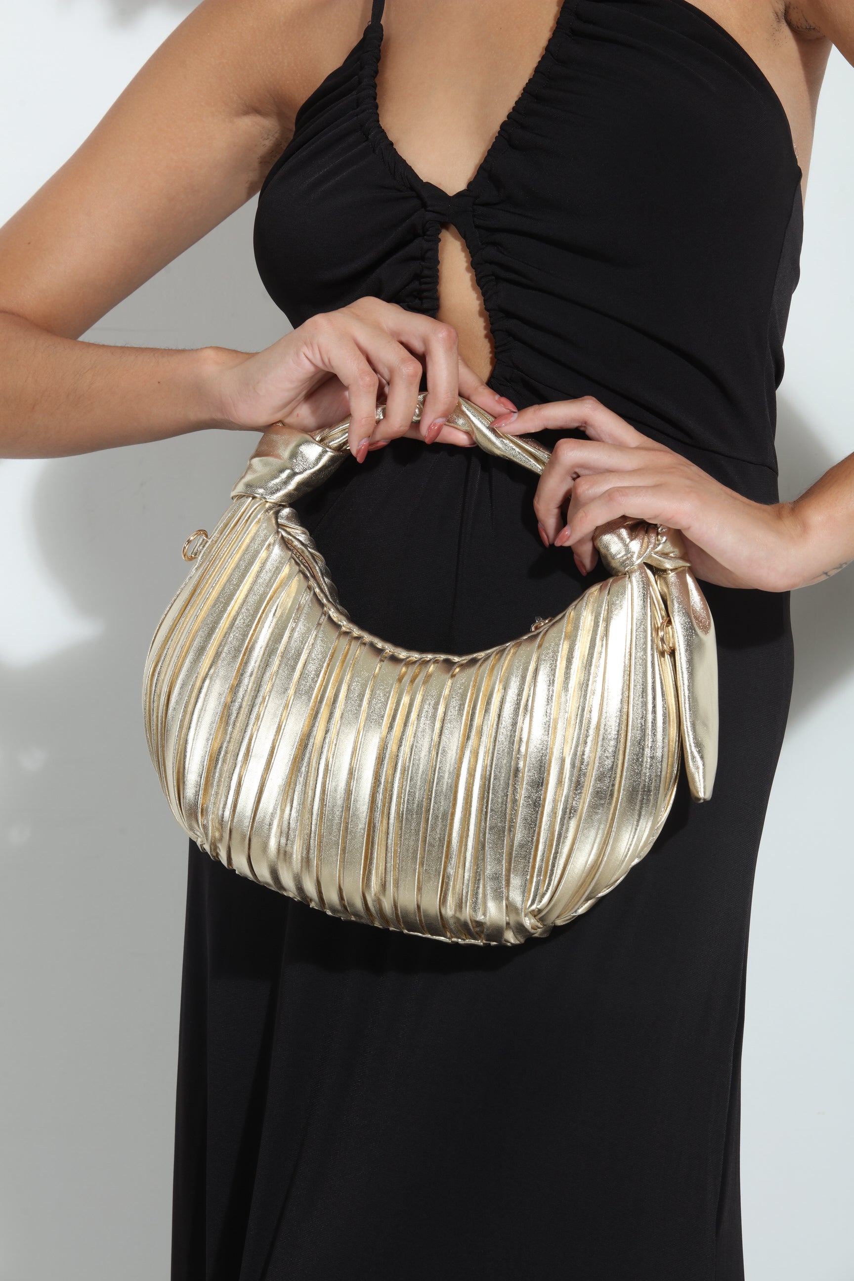 Myla Metallic Gold Purse
