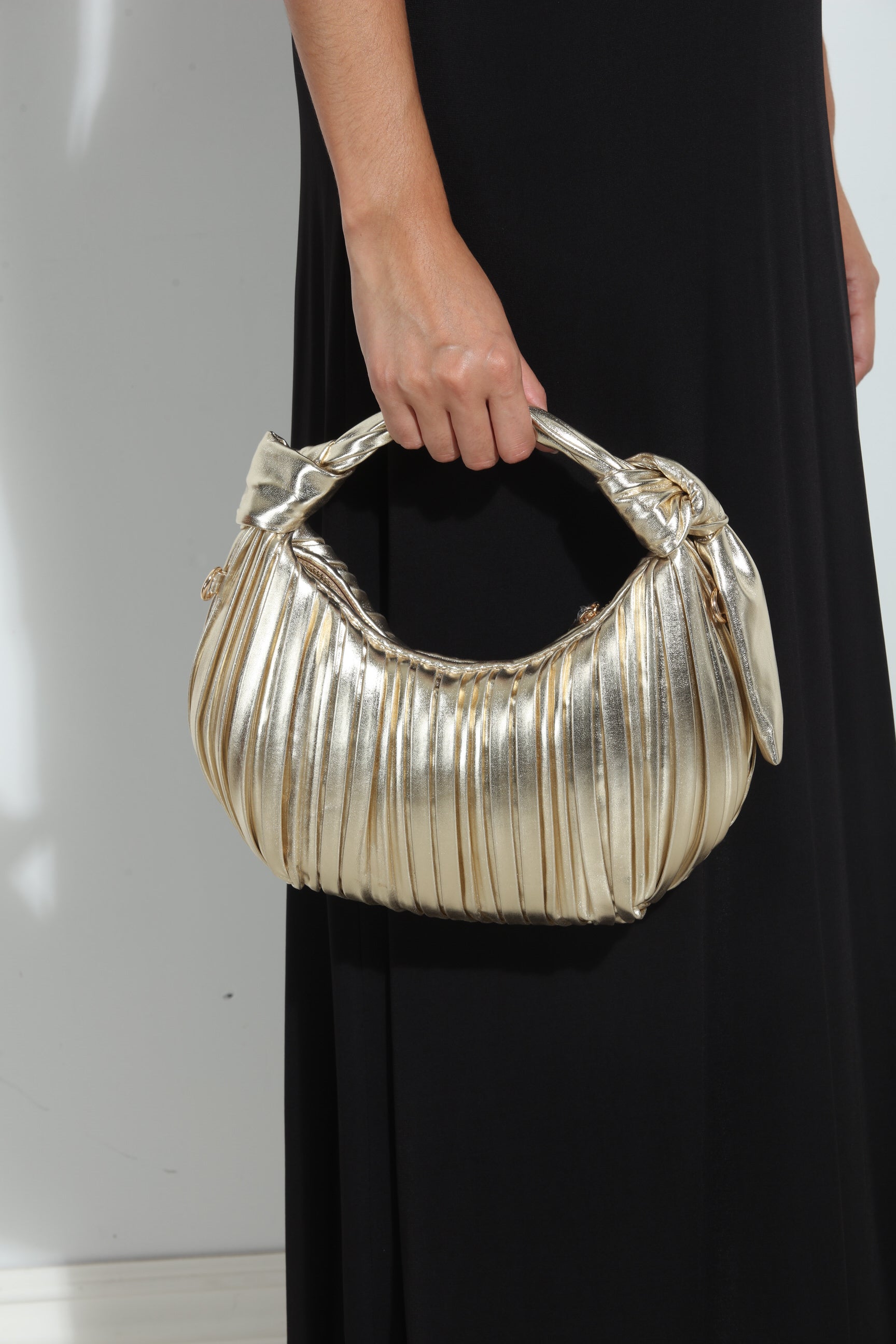 Myla Metallic Gold Purse