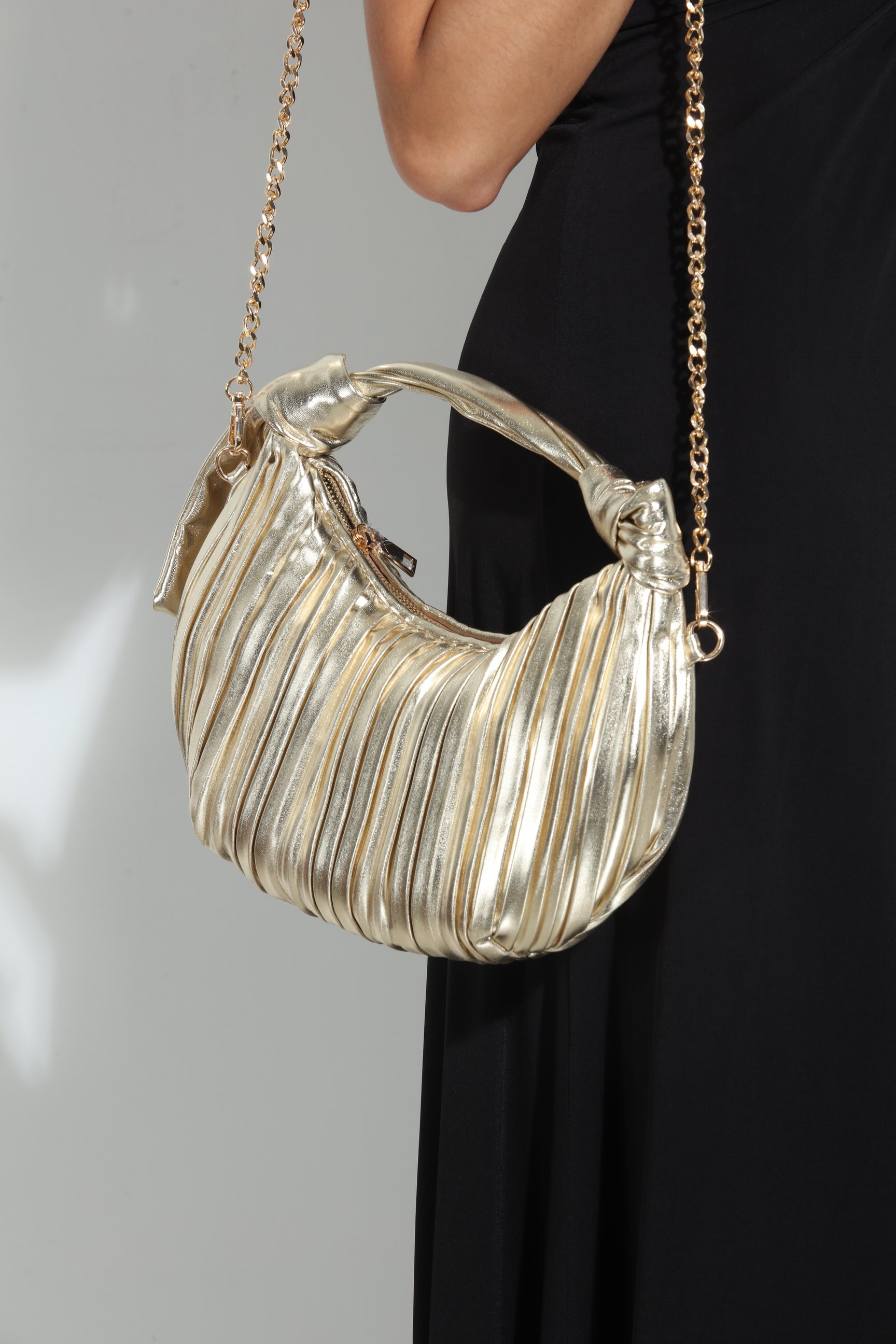 Myla Metallic Gold Purse