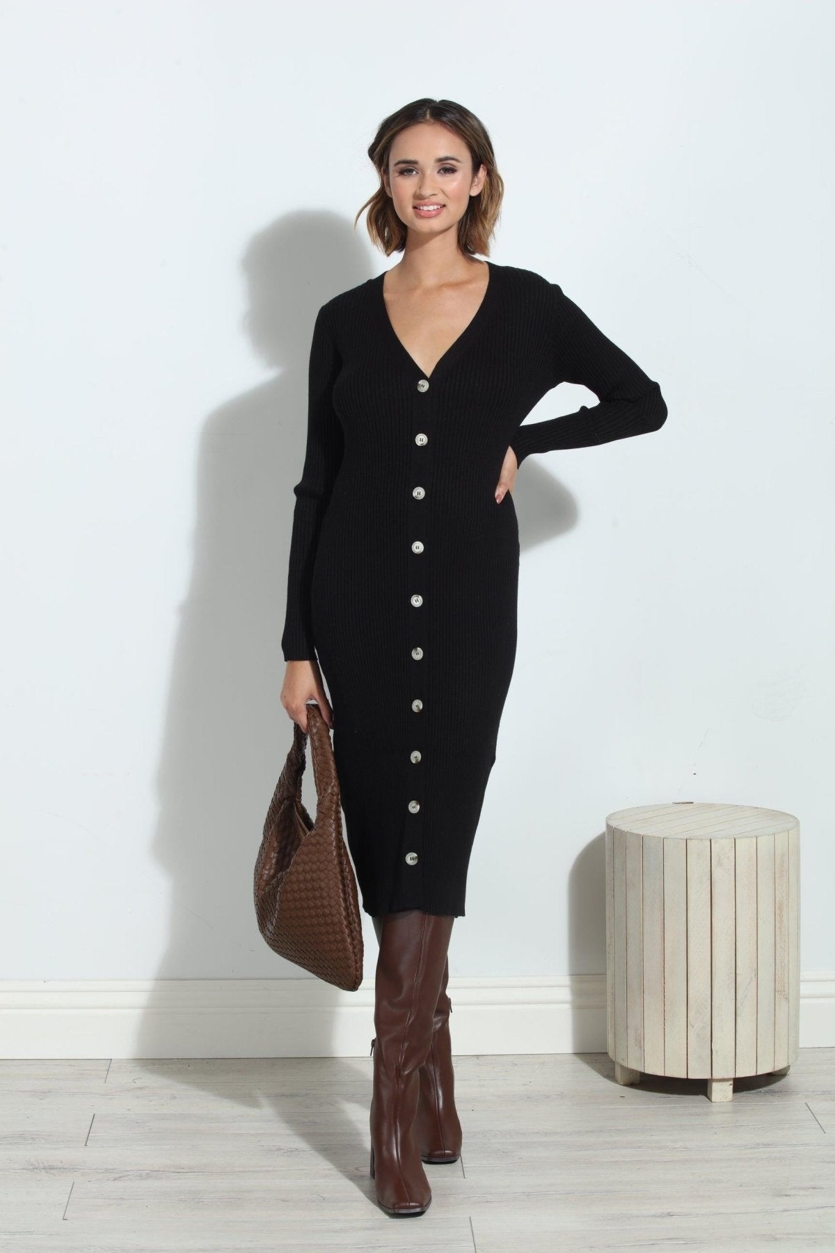 Knit Sweater Dress -Tarte Collections-FINAL SALE