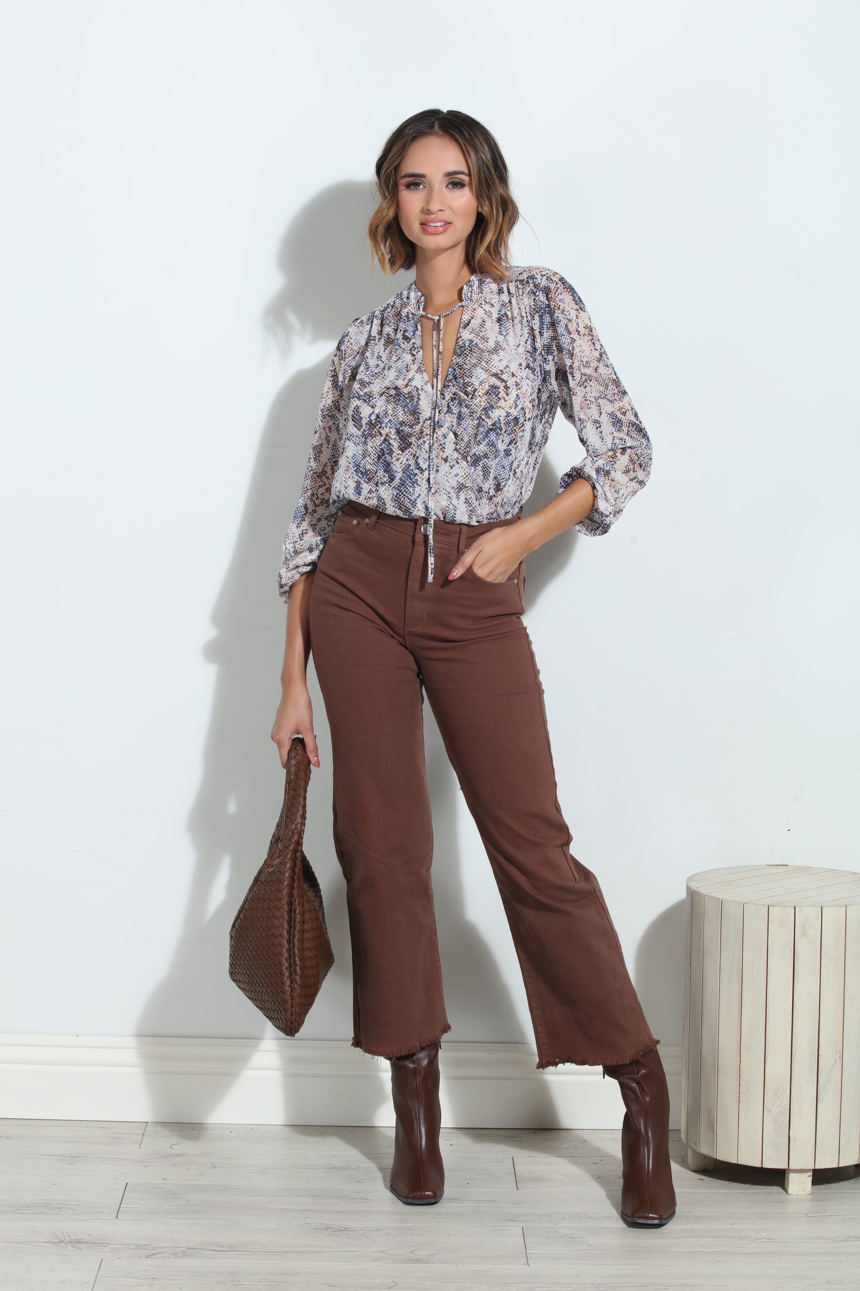 Panama Surplice Blouse-BEST SELLER