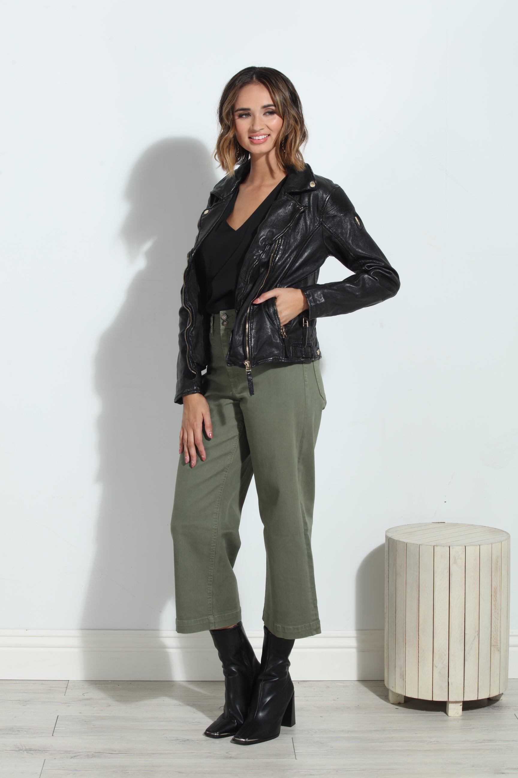 Mauritius Raizel Leather Jacket- Black-BEST SELLER