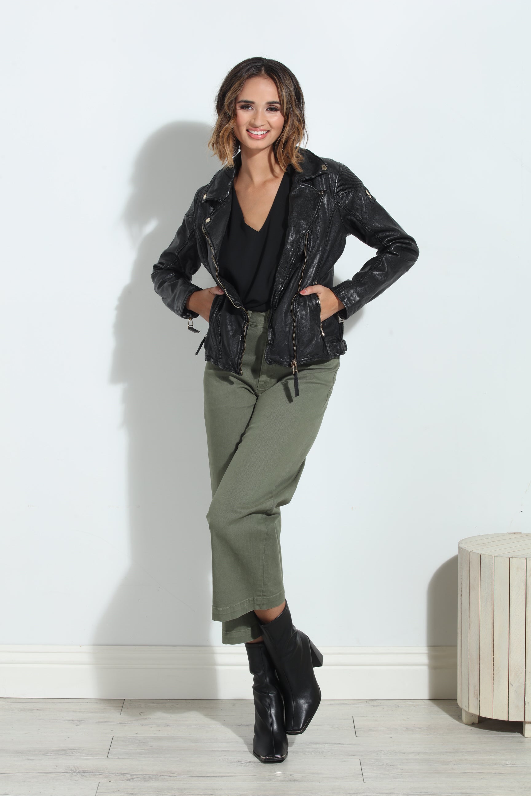 Mauritius Raizel Leather Jacket- Black-BEST SELLER