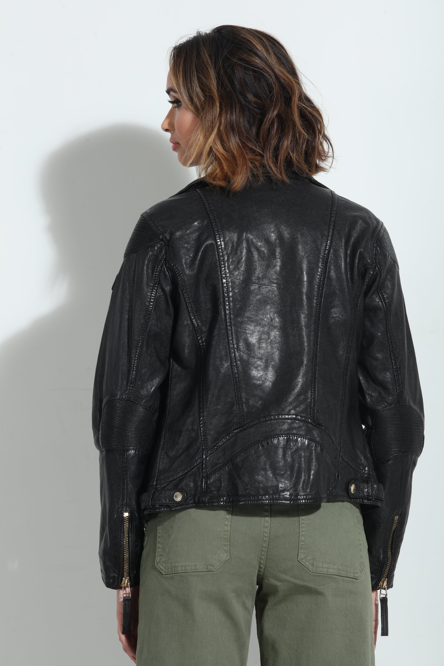 Mauritius Raizel Leather Jacket- Black-BEST SELLER