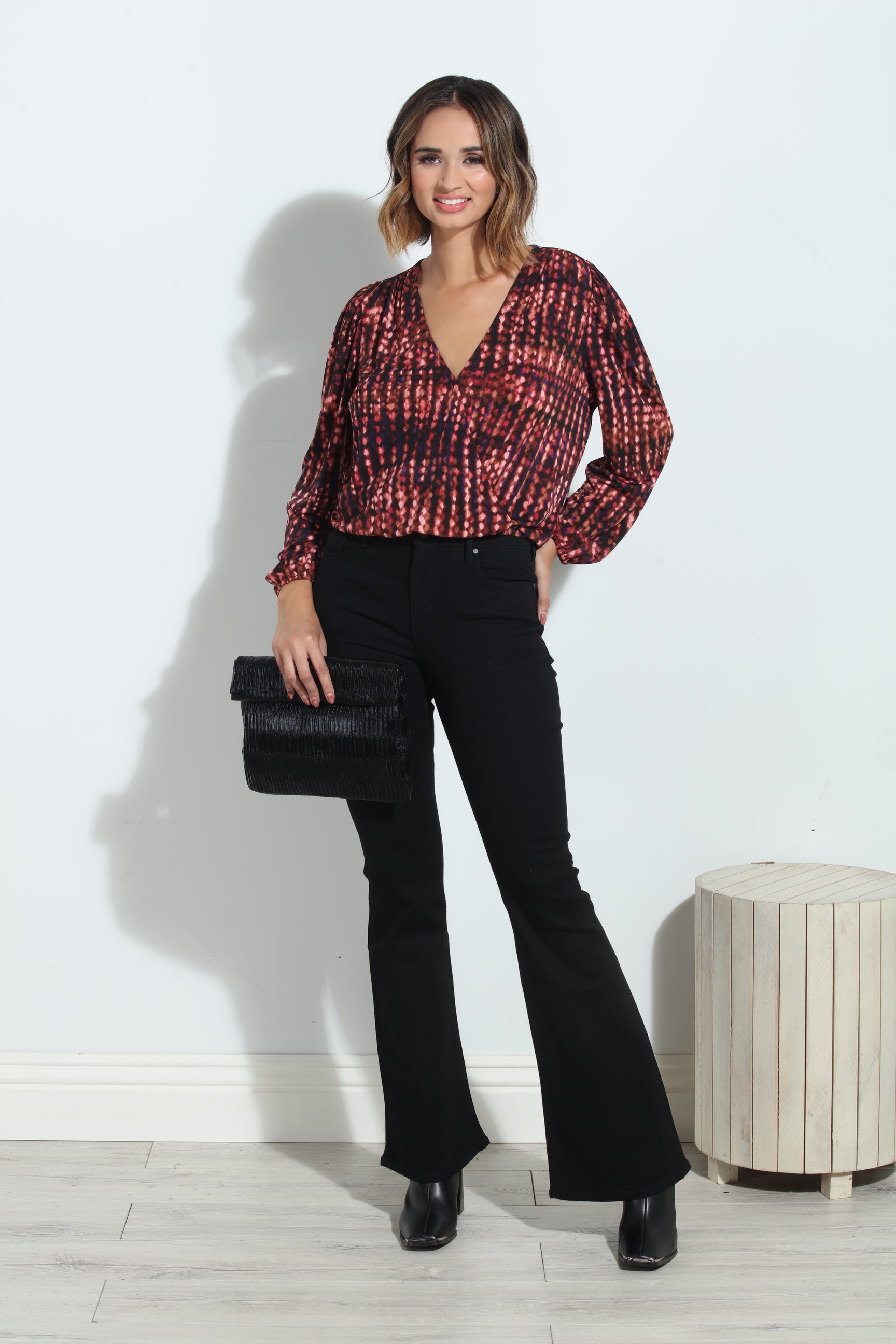 Unpublished Janet Flare Jeans- True Black