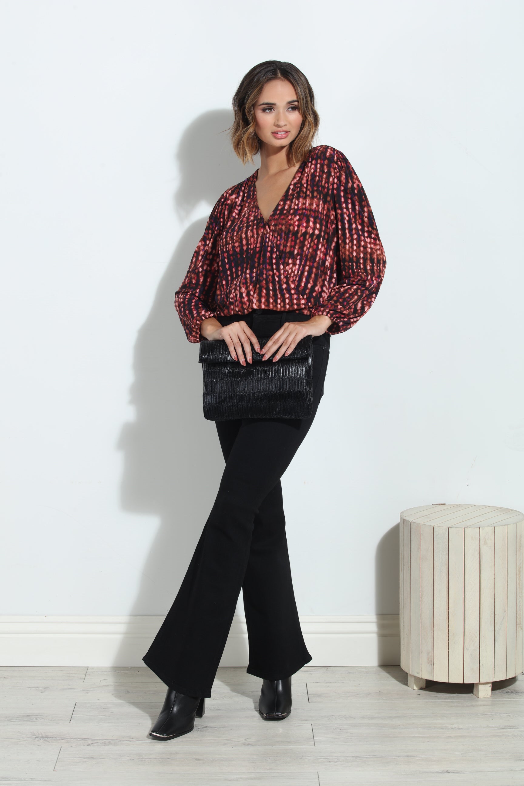 Unpublished Janet Flare Jeans- True Black