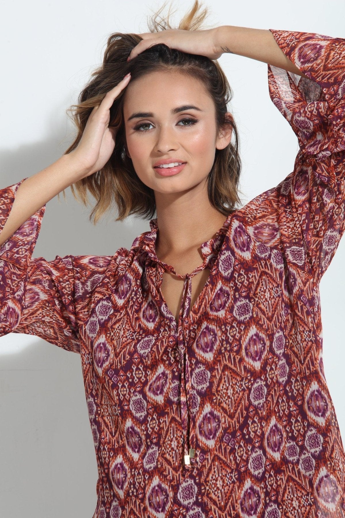 Nelly Flare Boho Sleeve Blouse-FINAL SALE