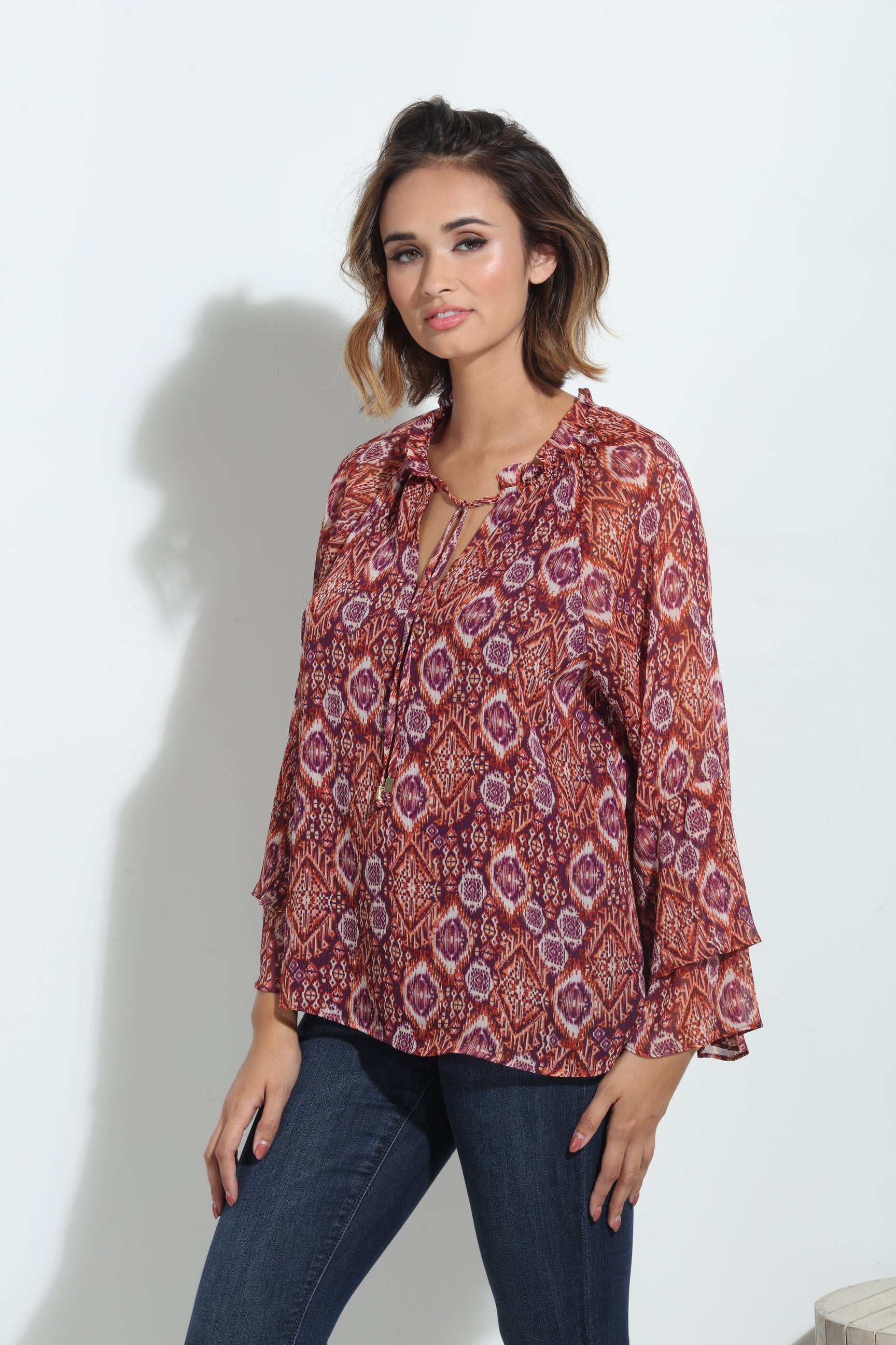 Nelly Flare Sleeve Blouse-BEST SELLER