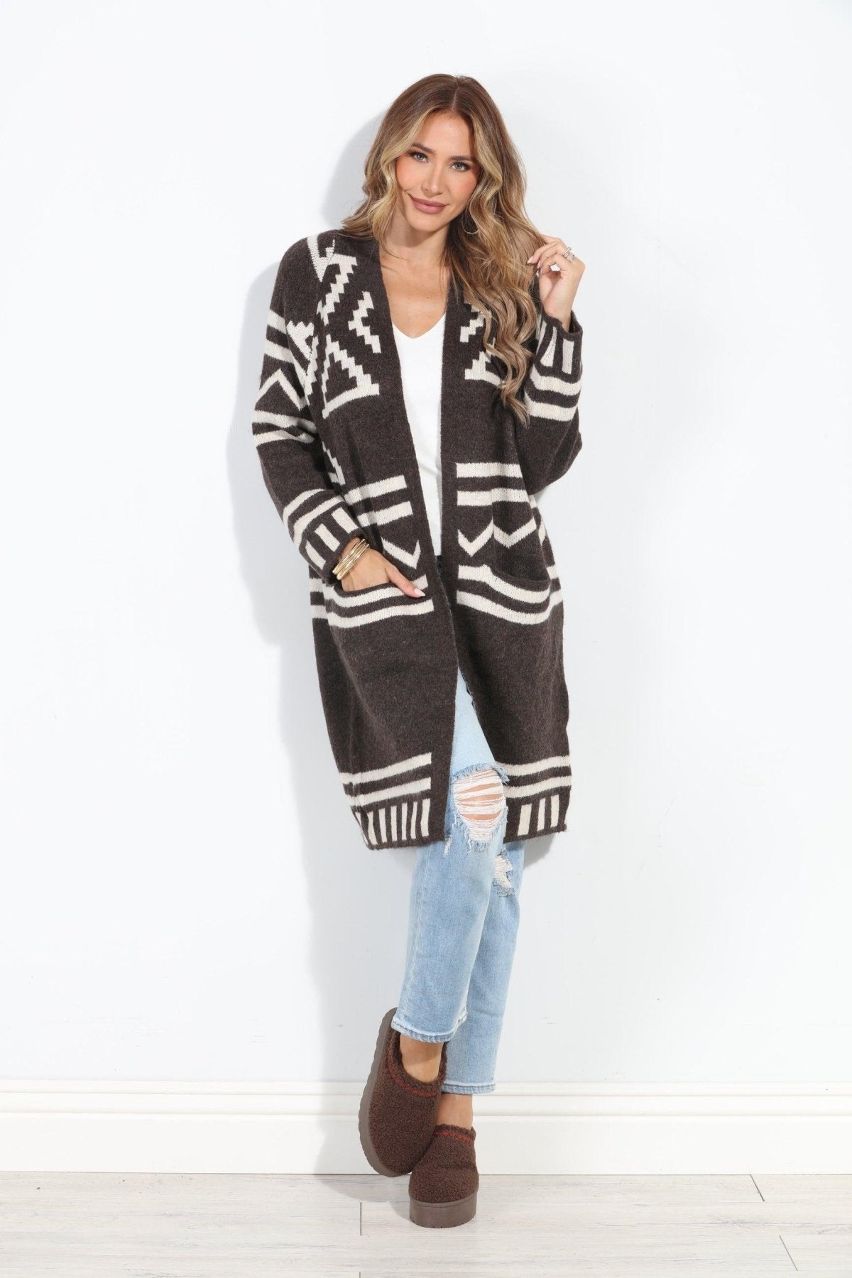 Throw on Coffee Run Duster-FINAL SALE