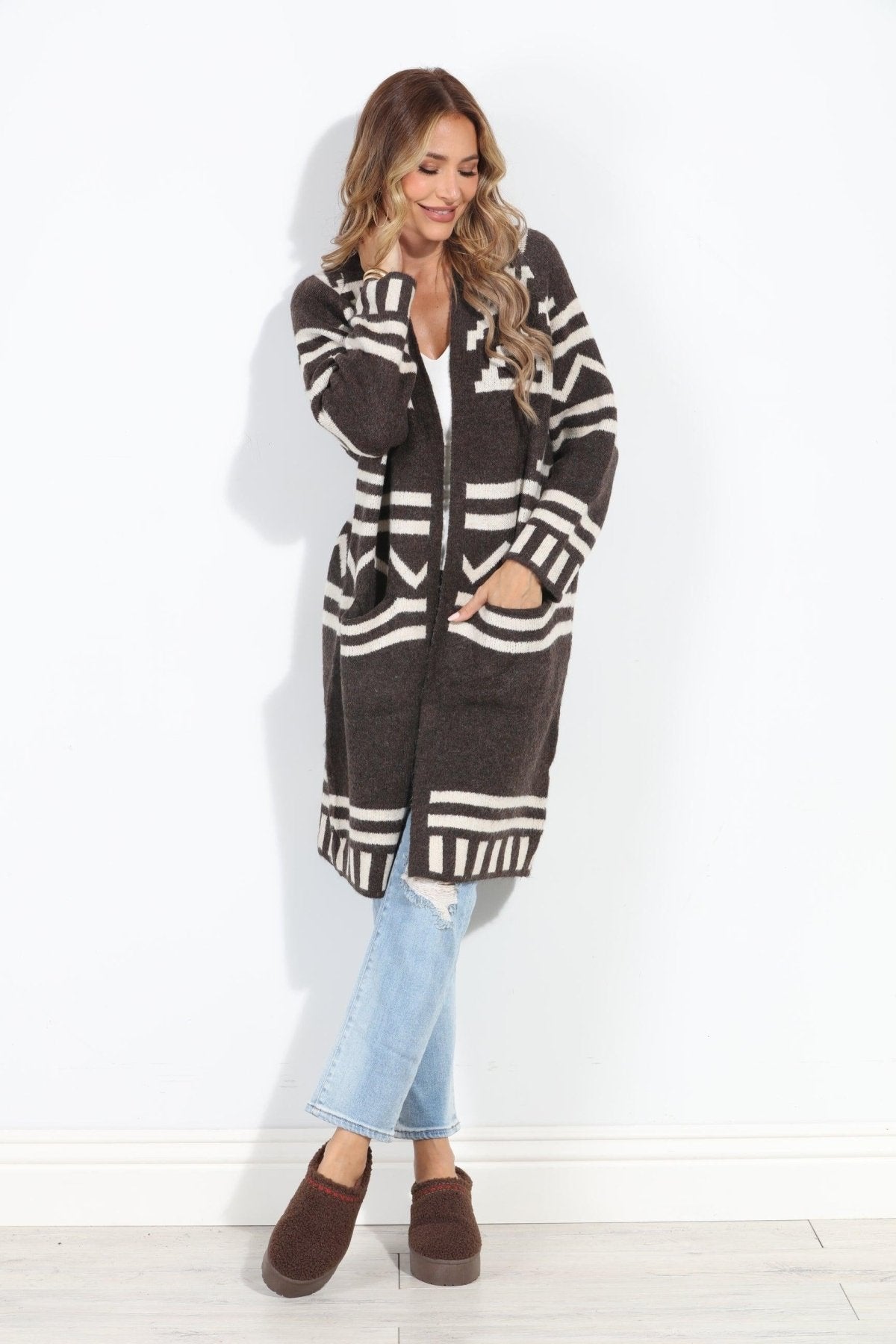 Throw on Coffee Run Duster-FINAL SALE