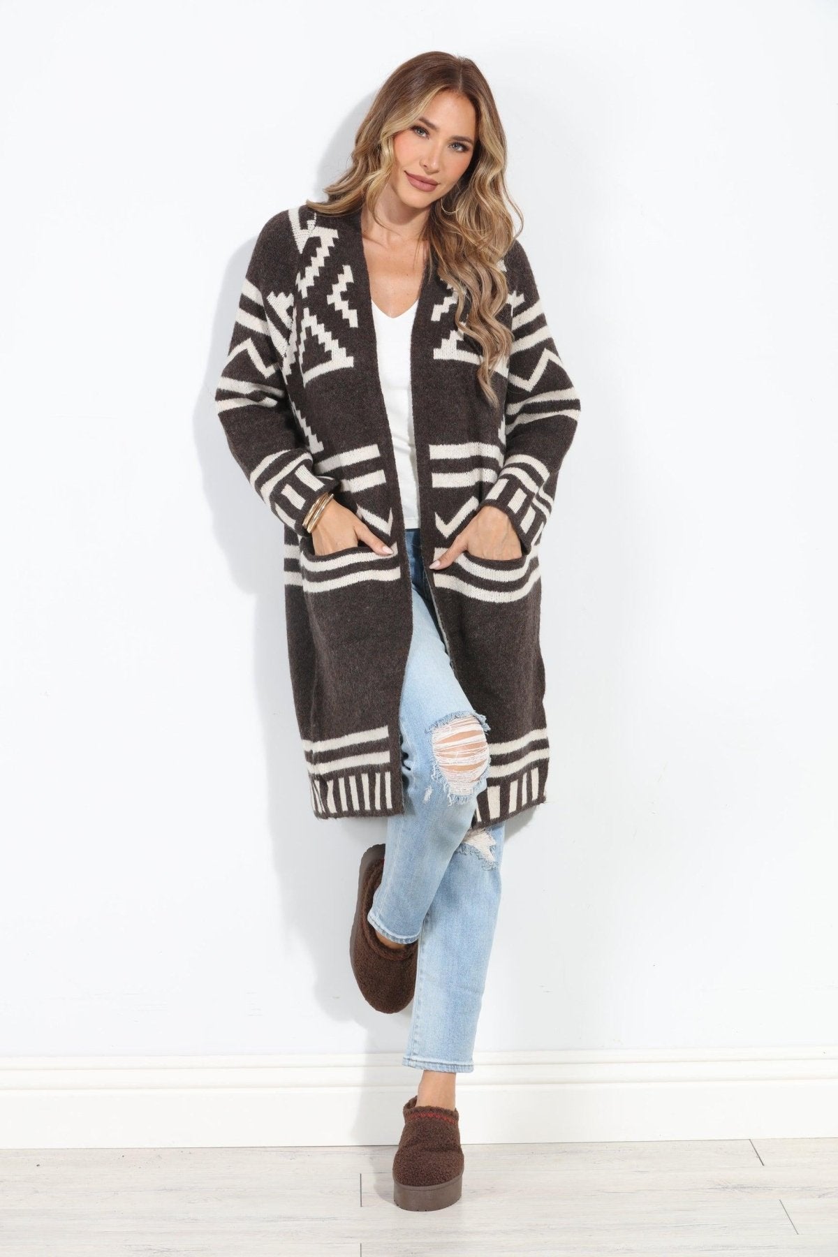 Throw on Coffee Run Duster-FINAL SALE