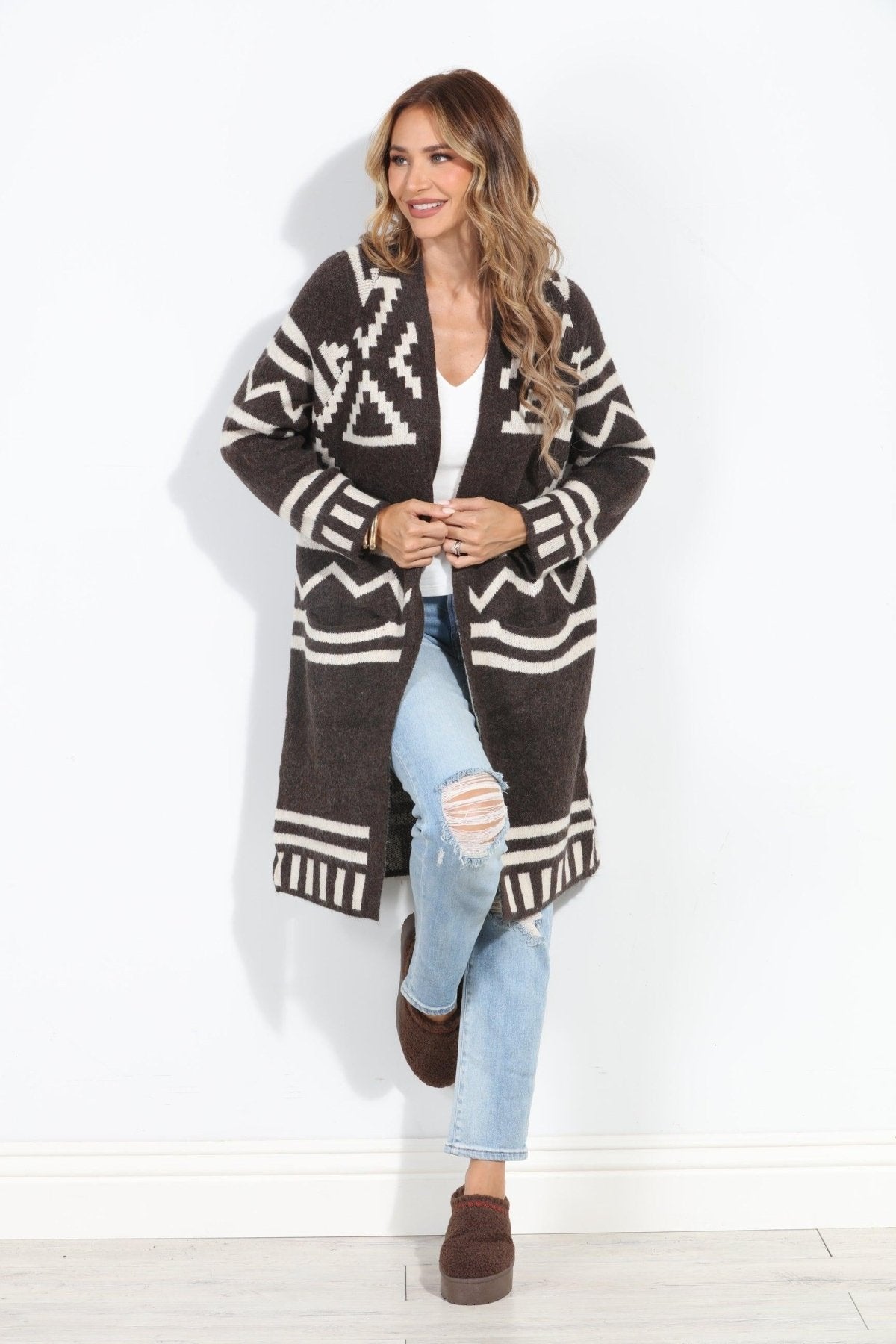 Throw on Coffee Run Duster-FINAL SALE