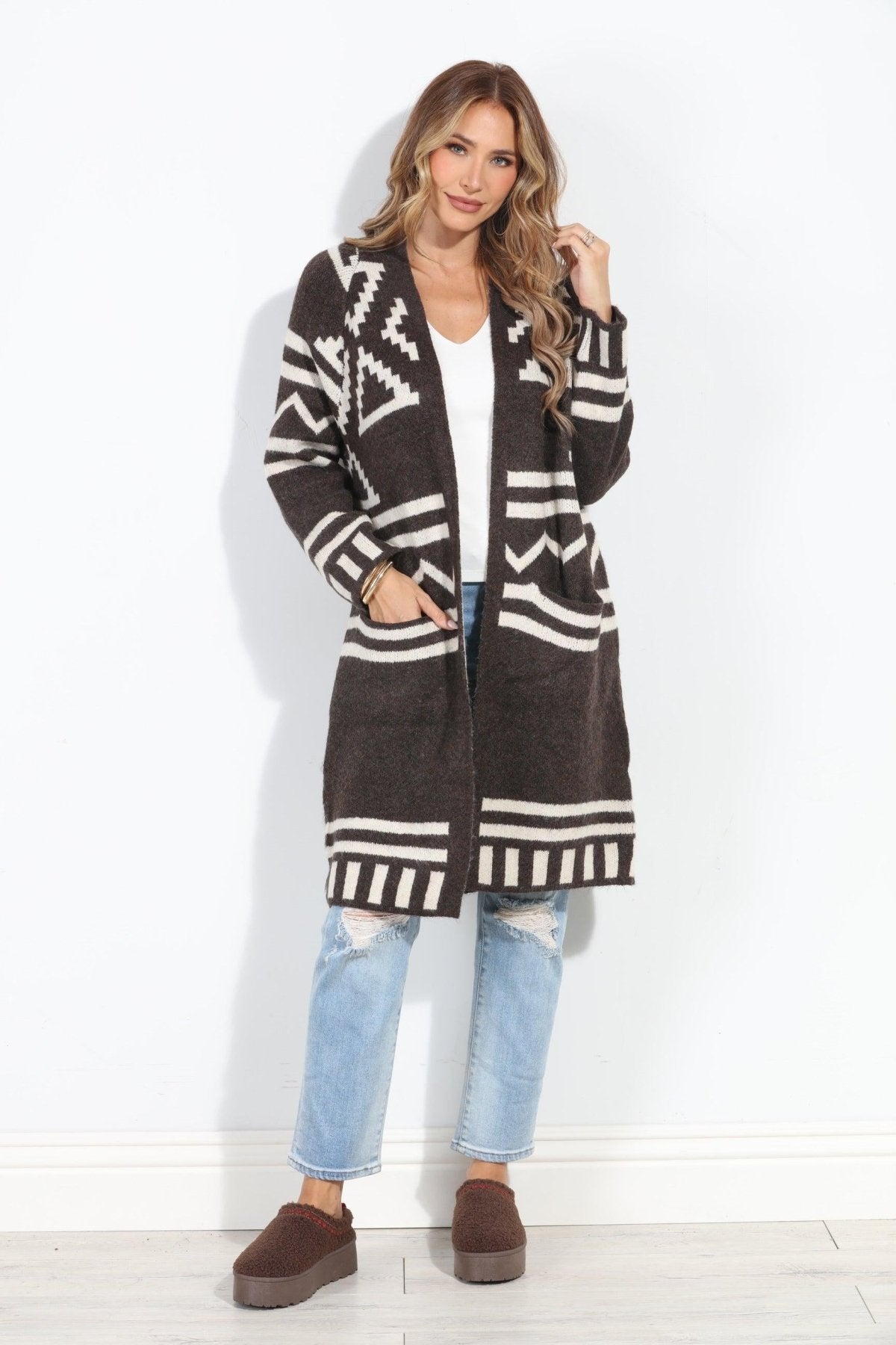 Throw on Coffee Run Duster-FINAL SALE