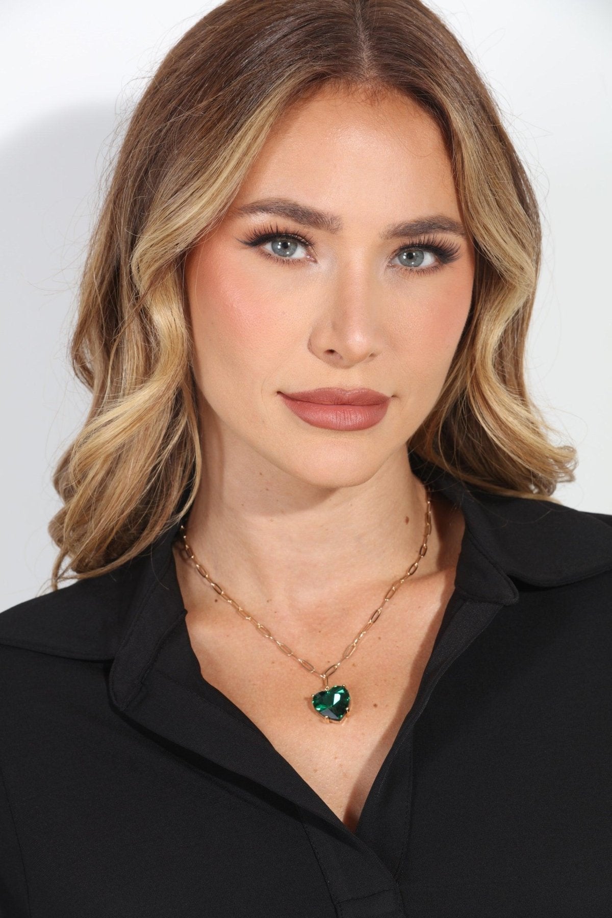 Emerald Heart Necklace