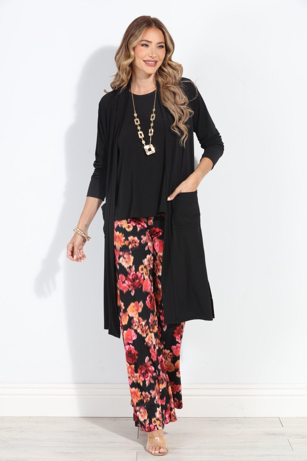 Black Relaxed Lux Cardigan-BEST SELLER
