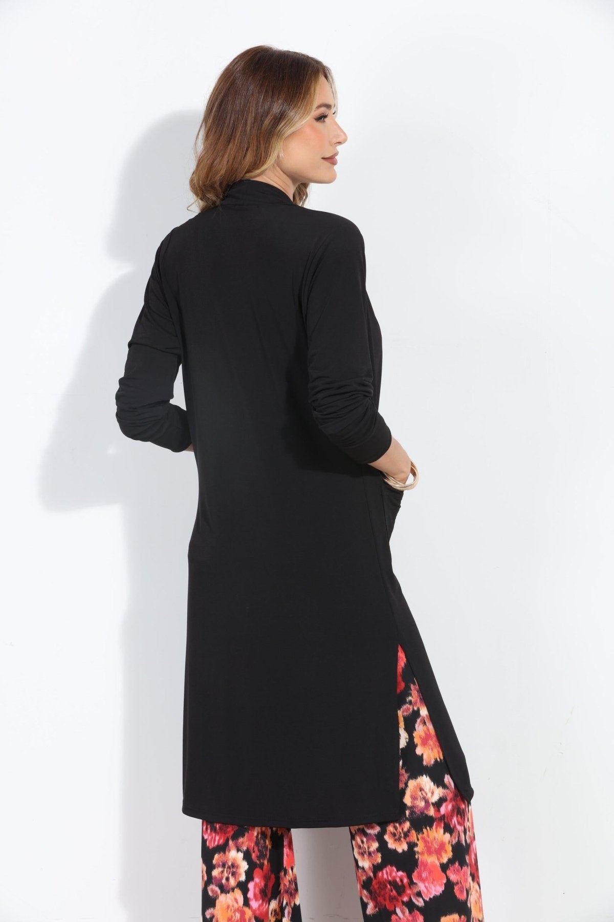 Black Relaxed Lux Cardigan-BEST SELLER