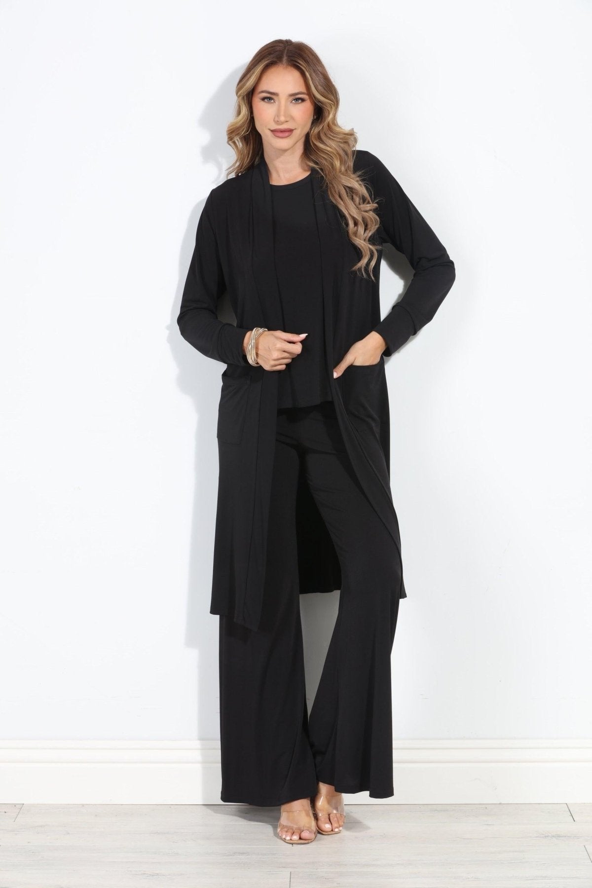 Black Relaxed Lux Cardigan-BEST SELLER