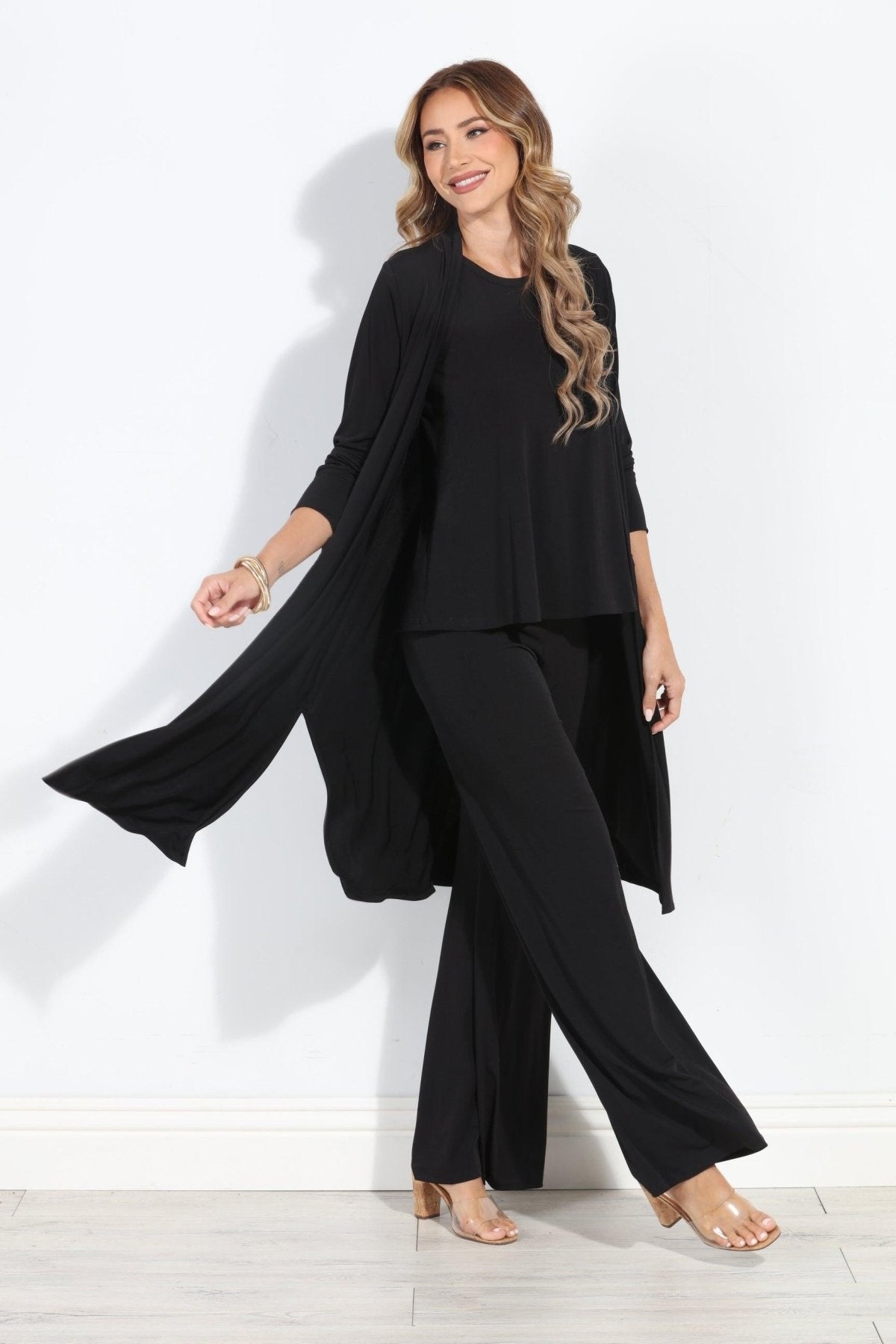 Black Relaxed Lux Cardigan-BEST SELLER