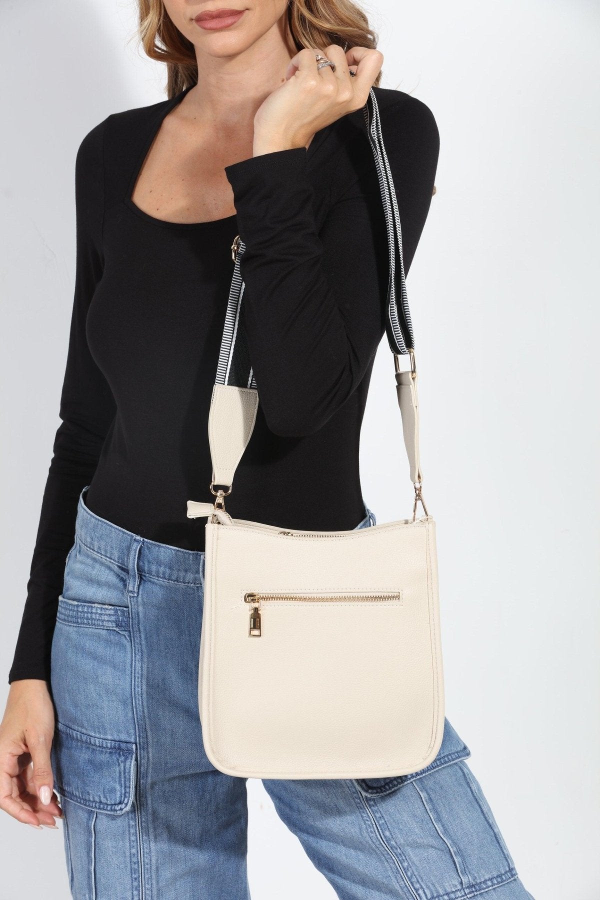 Glitza Ivory Shoulder Bag-FINAL SALE
