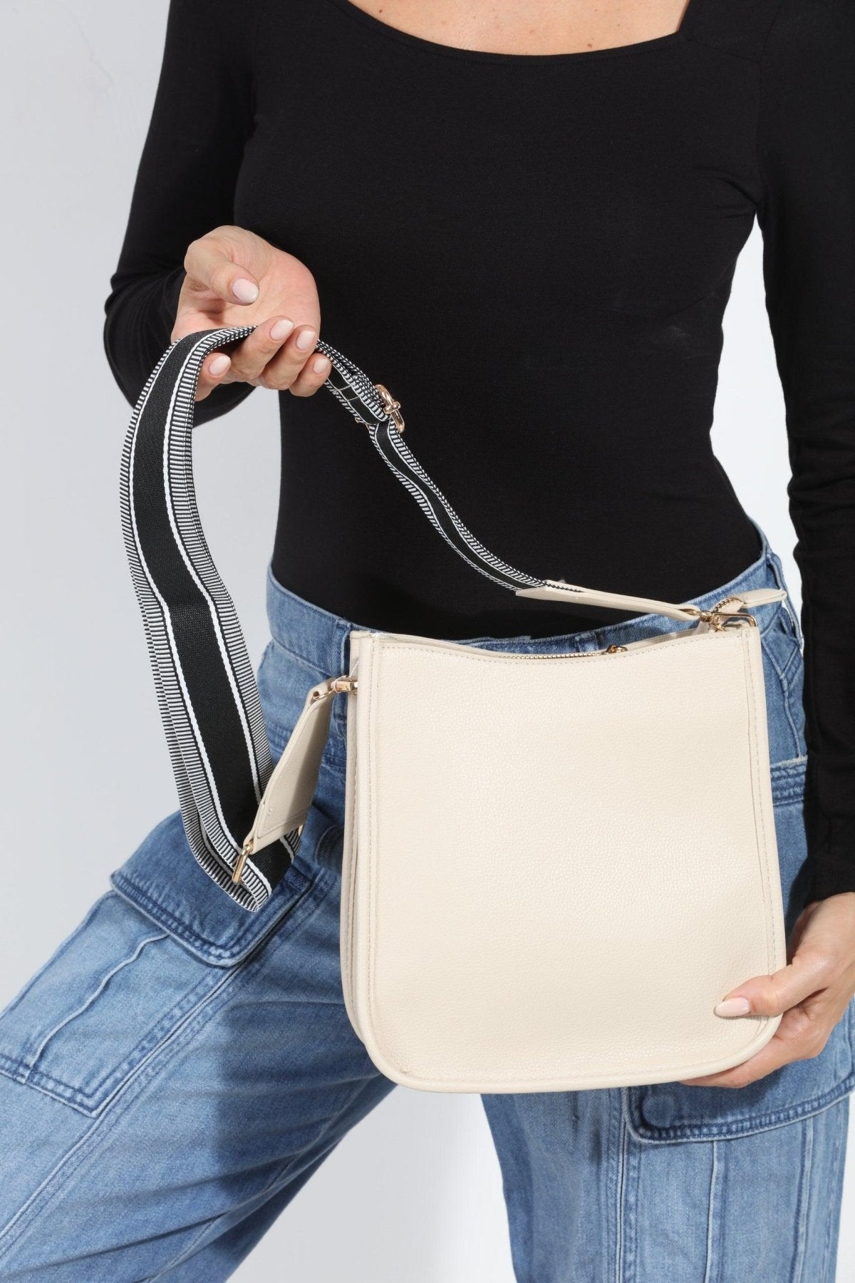 Glitza Ivory Shoulder Bag-FINAL SALE