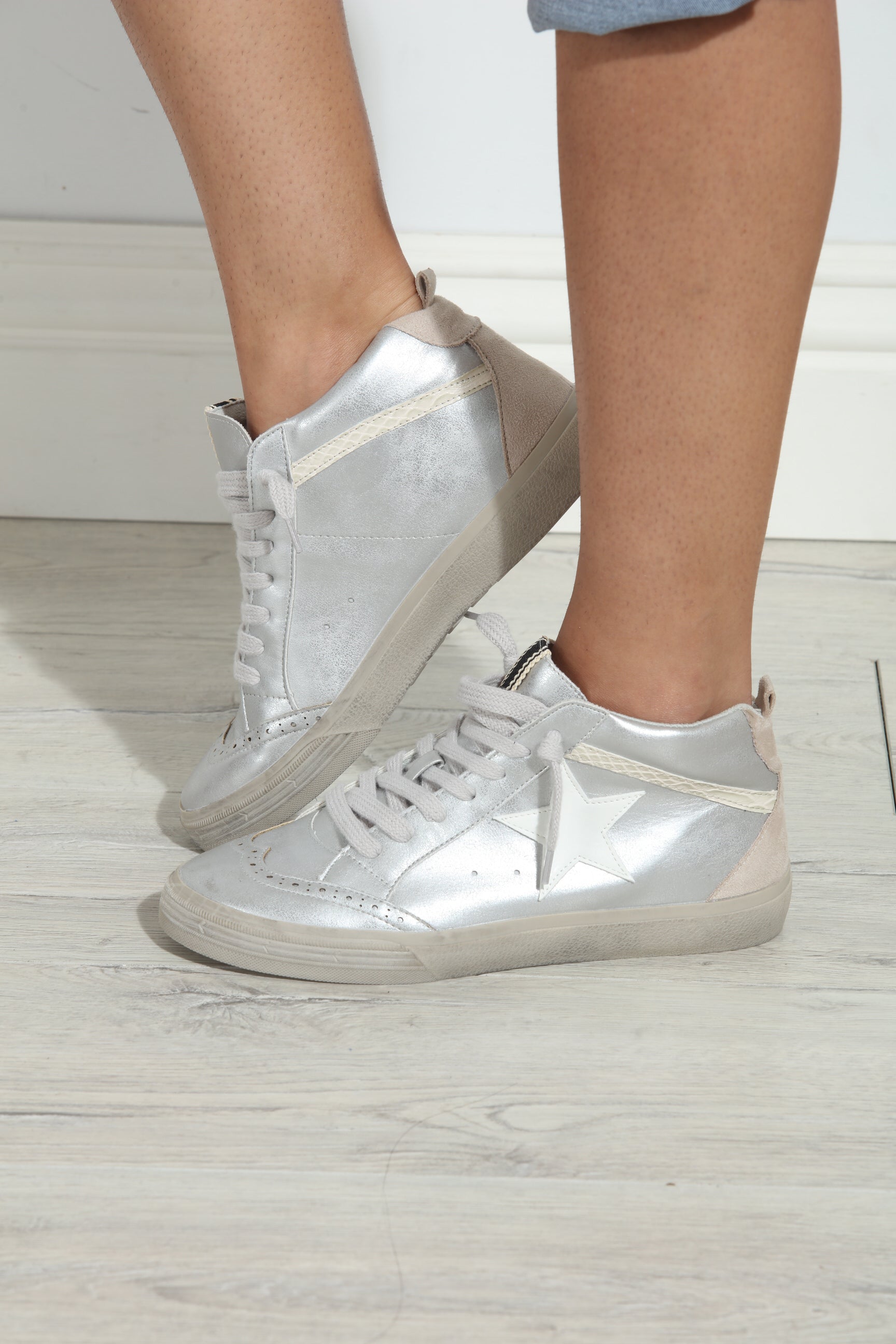 Paulina High-Top Sneakers-FINAL SALE