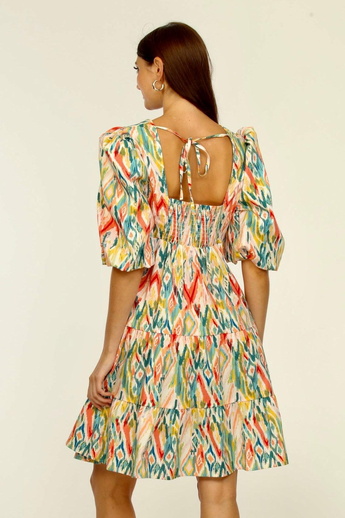 Cynda Twist Poplin Dress-FINAL SALE