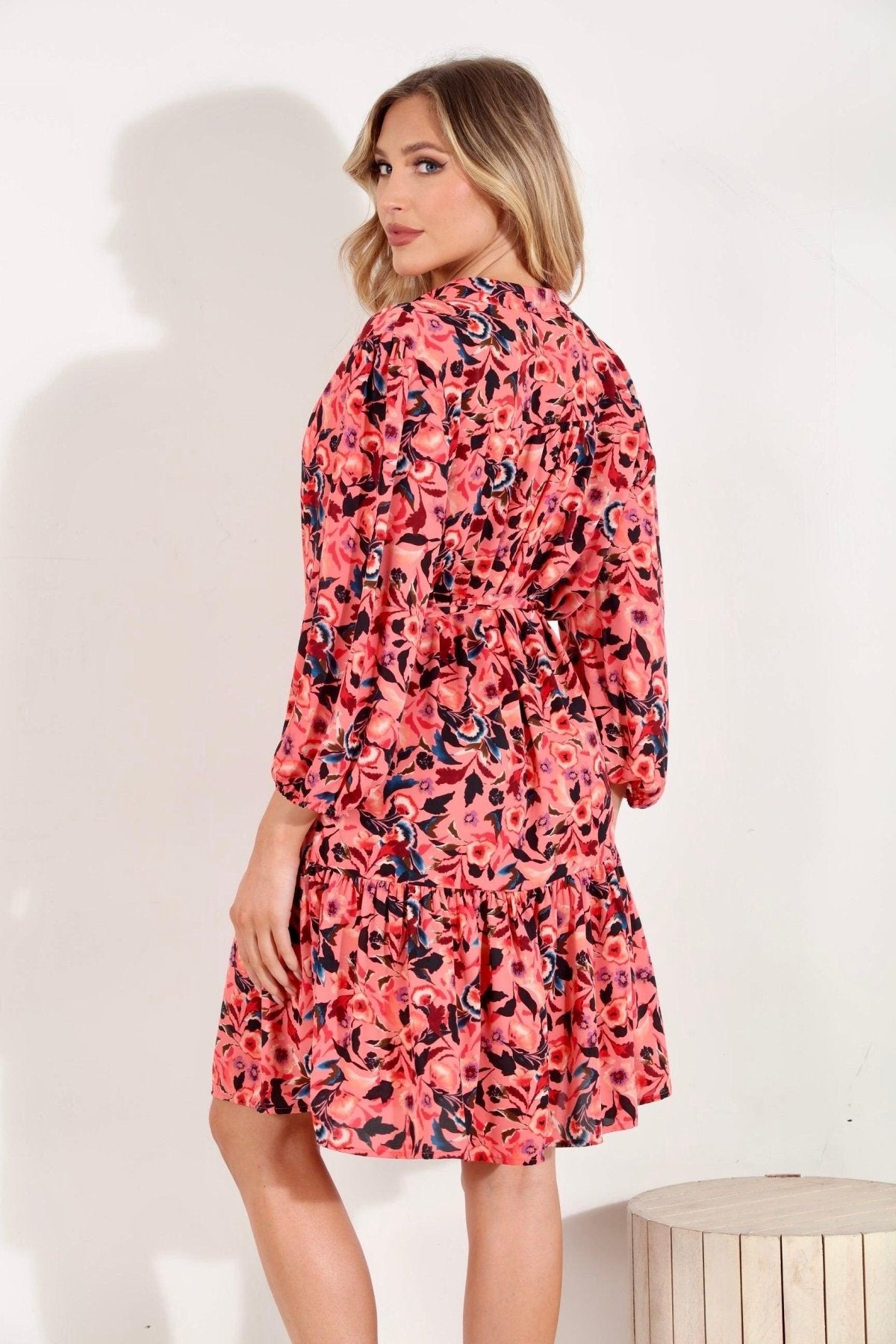 Bonnie Shirt Dress with Belt-FINAL SALE