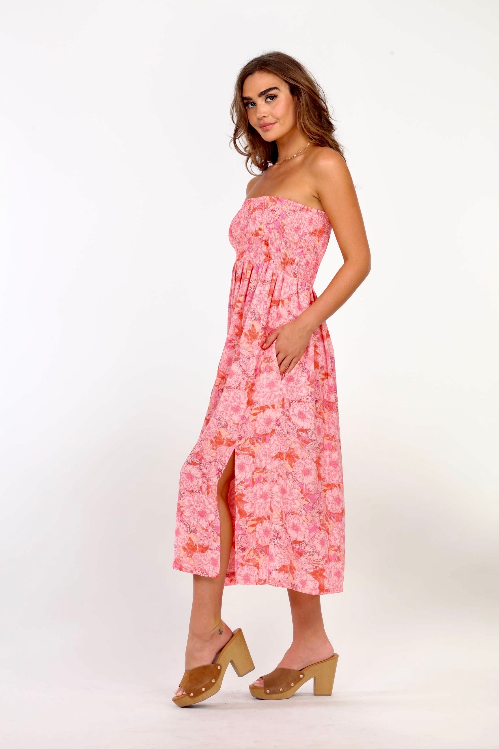 Nikolina Smocked Tube Maxi Dress/Skirt