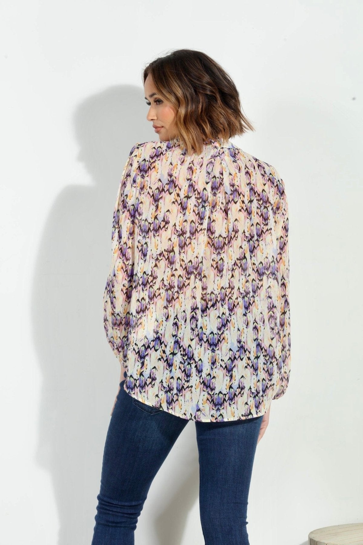 Addie Surplice Blouse-FINAL SALE