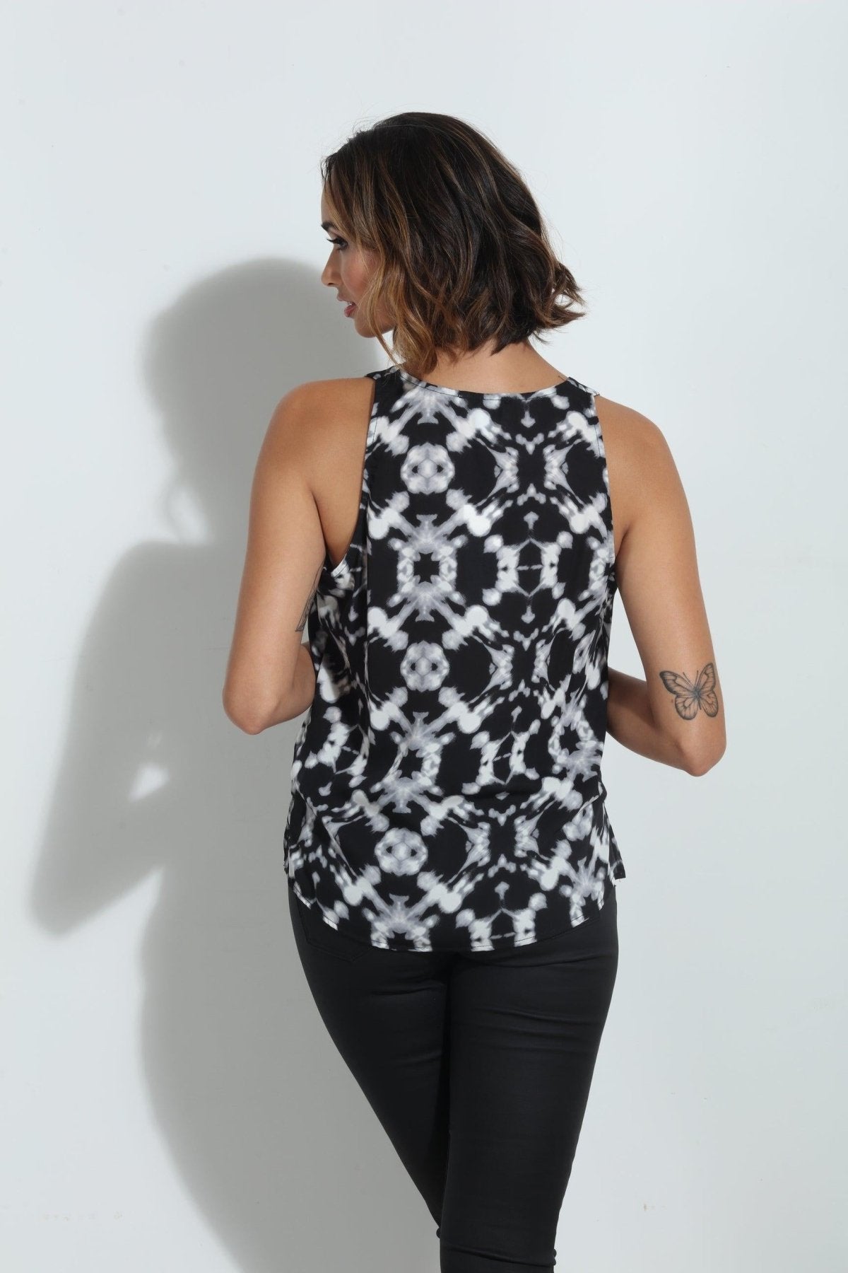 Lindsay Sleeveless Woven Tank-FINAL SALE